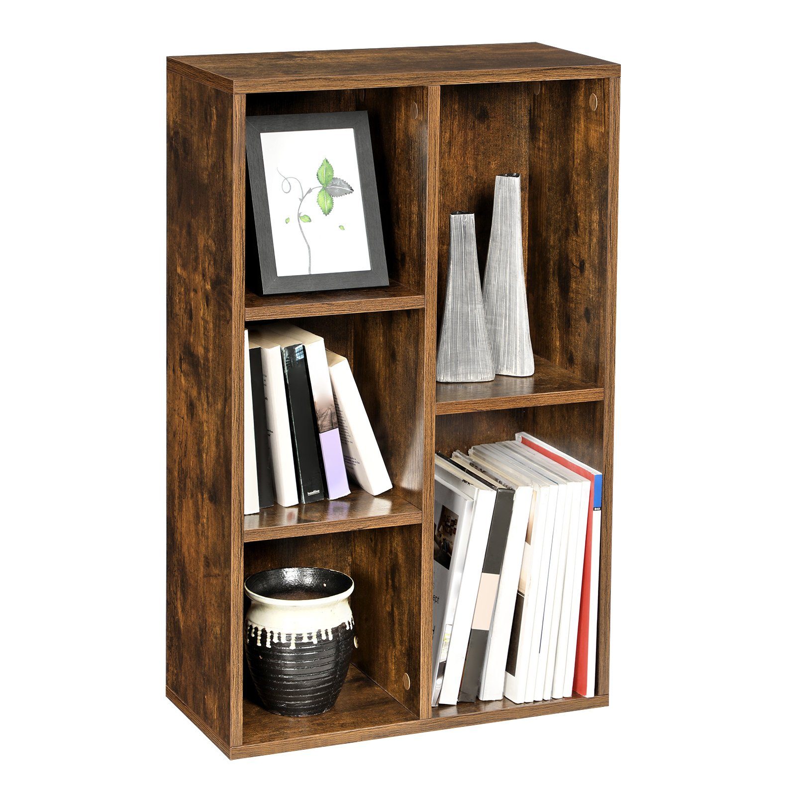 VASAGLE Bücherregal Standregal, mit 5 Fächern, günstig online kaufen