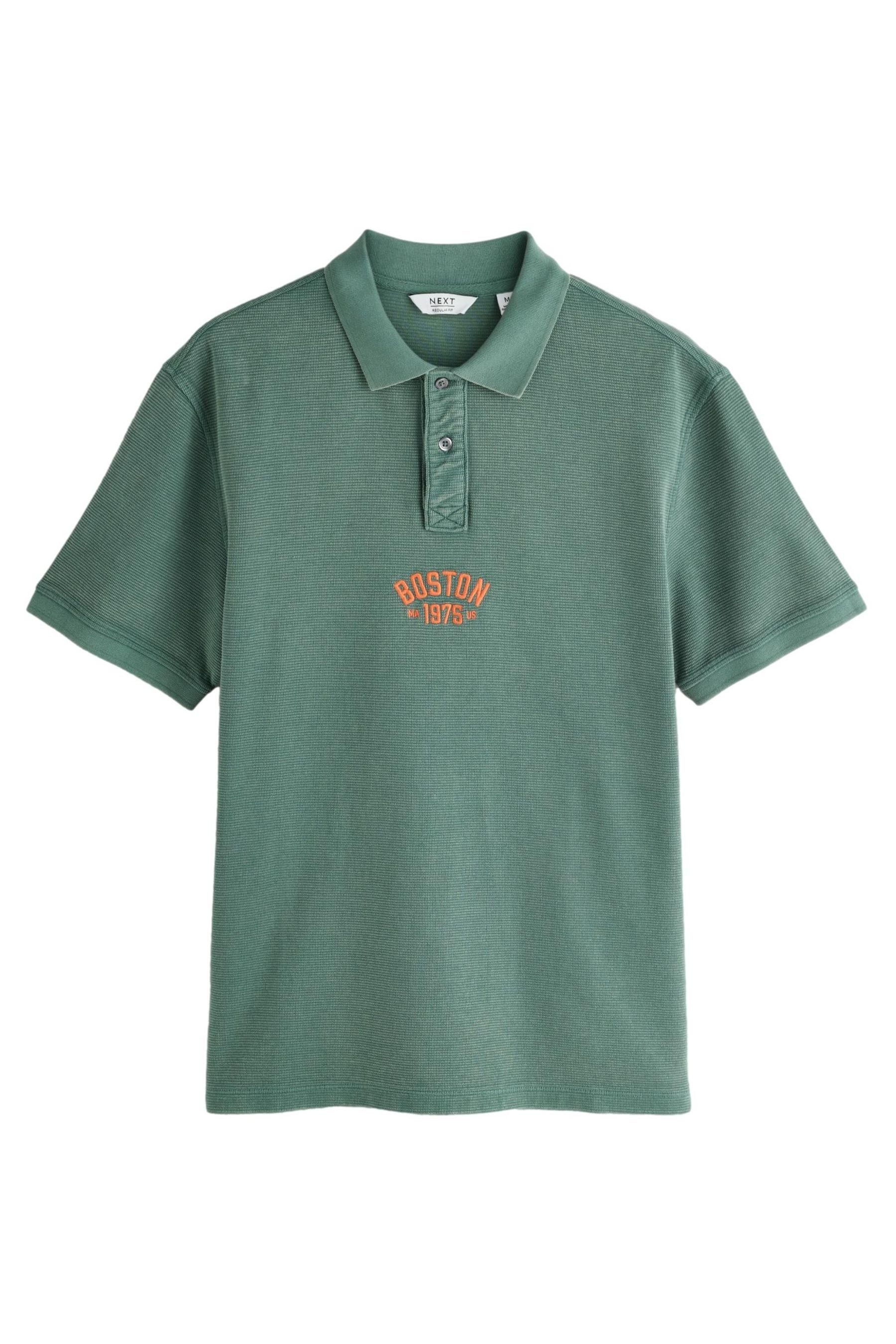 Poloshirt Gewaschenes kurzärmeliges Polo-Shirt