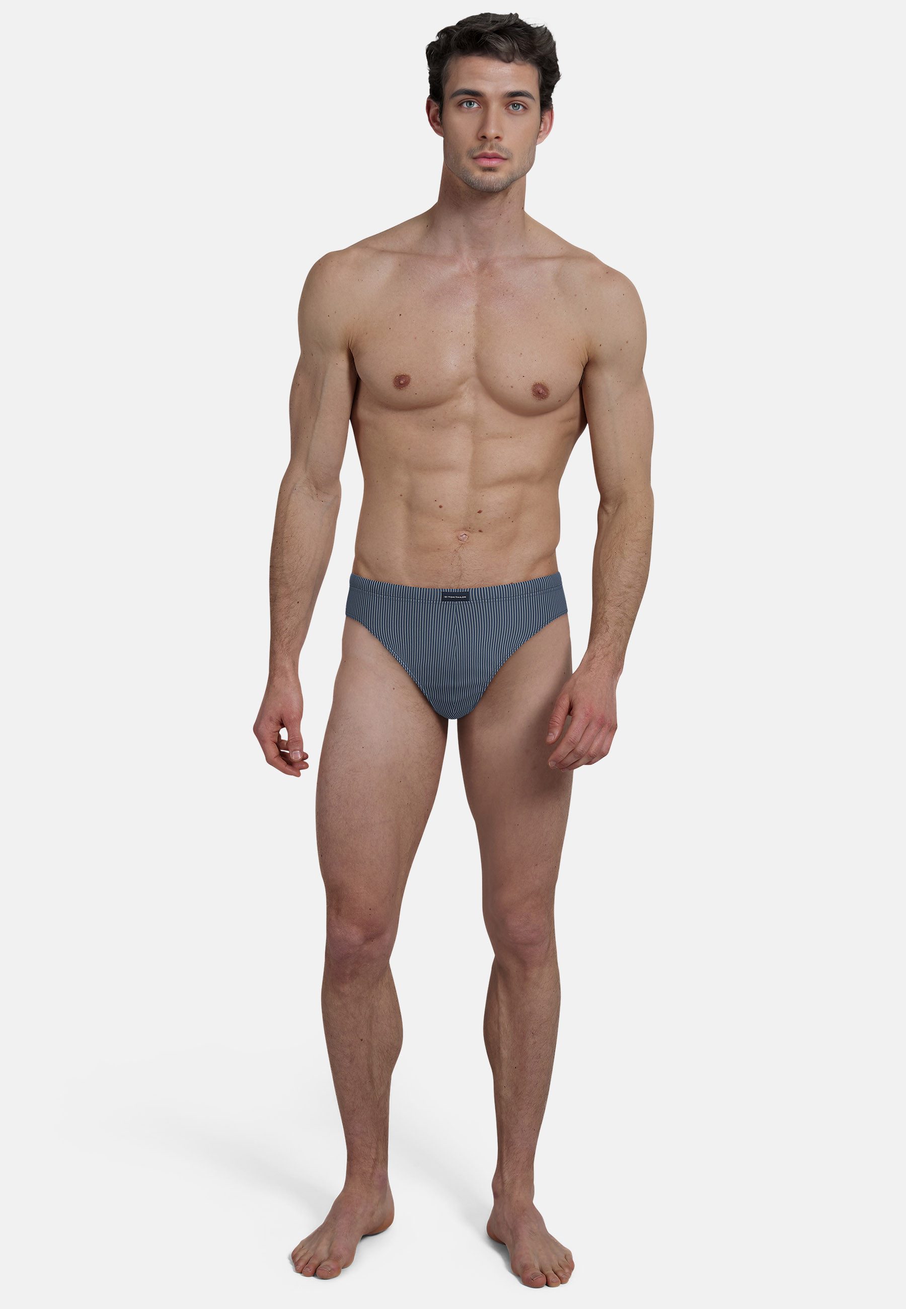 TOM TAILOR Boxershorts TOM TAILOR Herren Slip blau Nadelstreifen 2er Pack ( günstig online kaufen