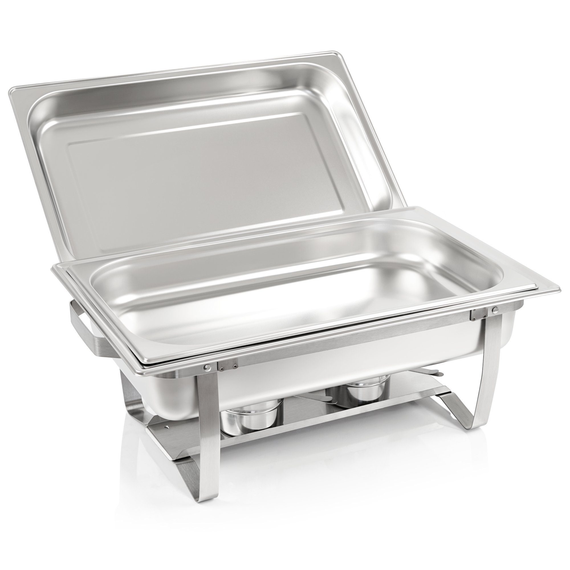 Mahlzeit Speisenwärmer Chafing dish "Lille" mit 1x 1/1 GN Warmhaltebehälter Essen, Wärmebehäl