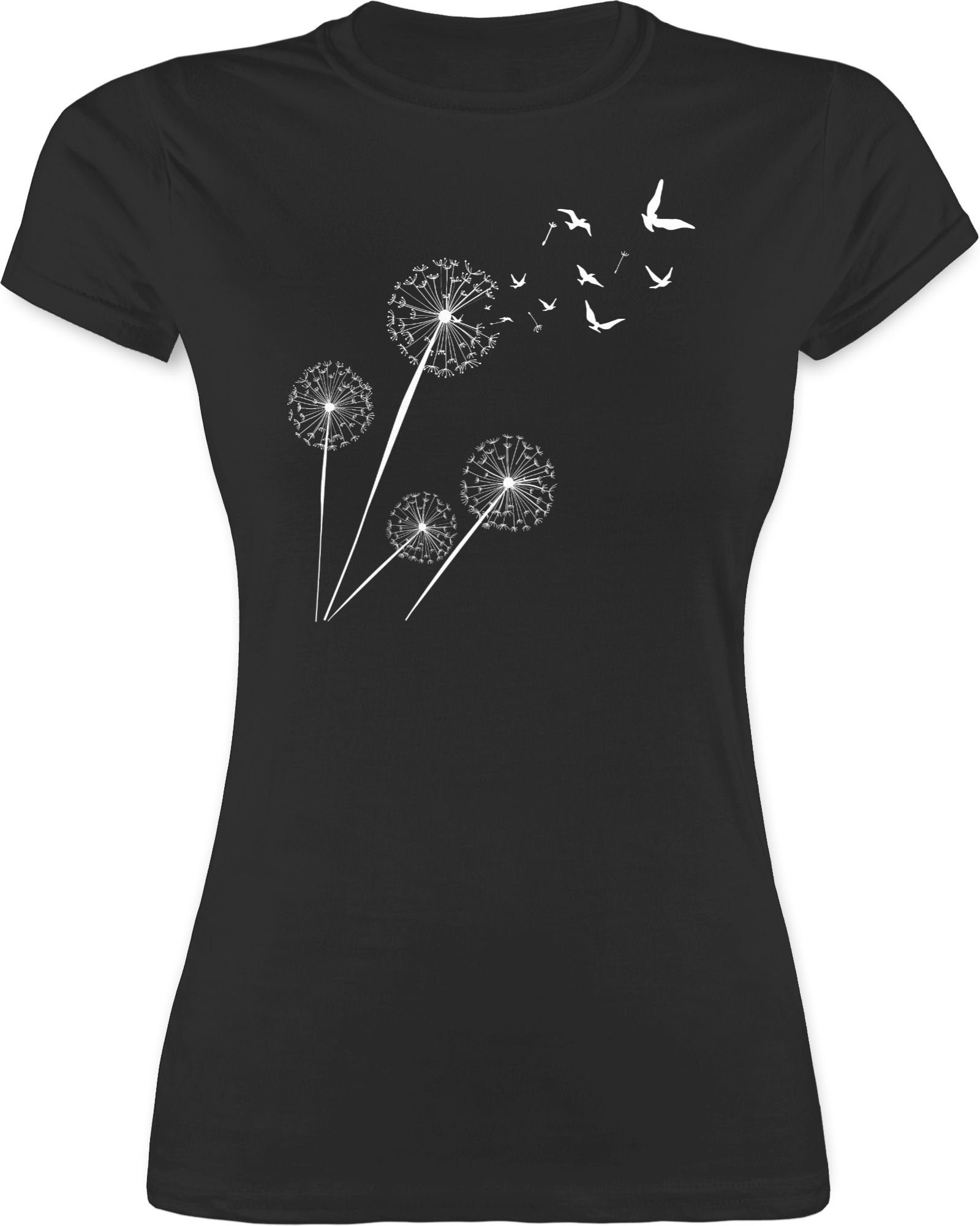 Shirtracer TShirt »Pusteblume Vögel Sprüche Statement mit Spruch