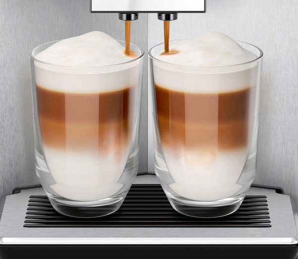 SIEMENS Kaffeevollautomat EQ.9 plus Profile leise, bis Reinigung, s500 extra TI9558X1DE, zu connect 10 individuelle automatische