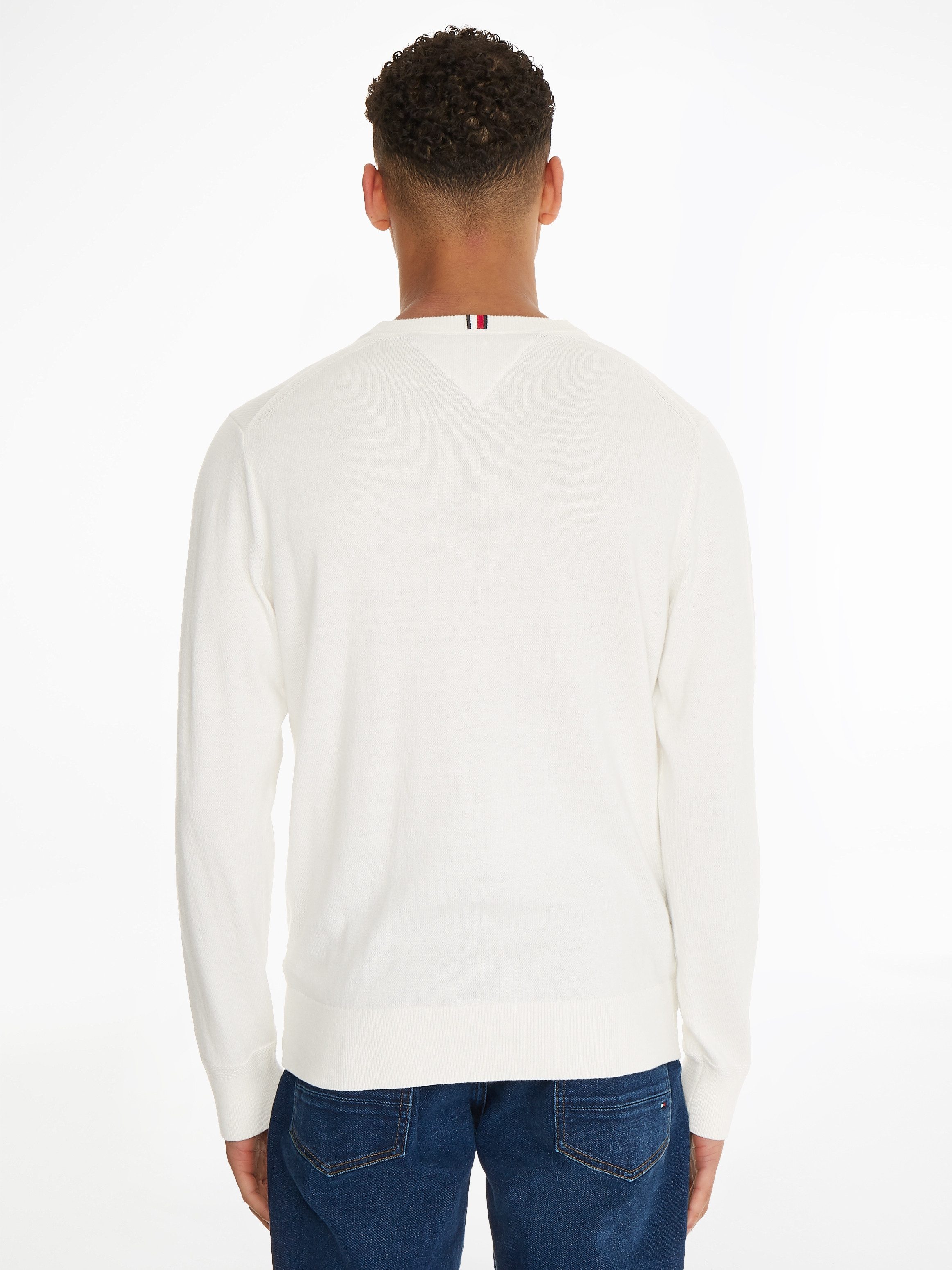 Tommy Hilfiger V-Ausschnitt-Pullover PIMA ORG CTN günstig online kaufen