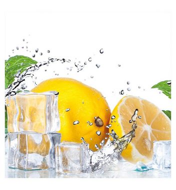 MyMaxxi Dekorationsfolie Küchenrückwand Zitrone selbstklebend Spritzschutz Folie