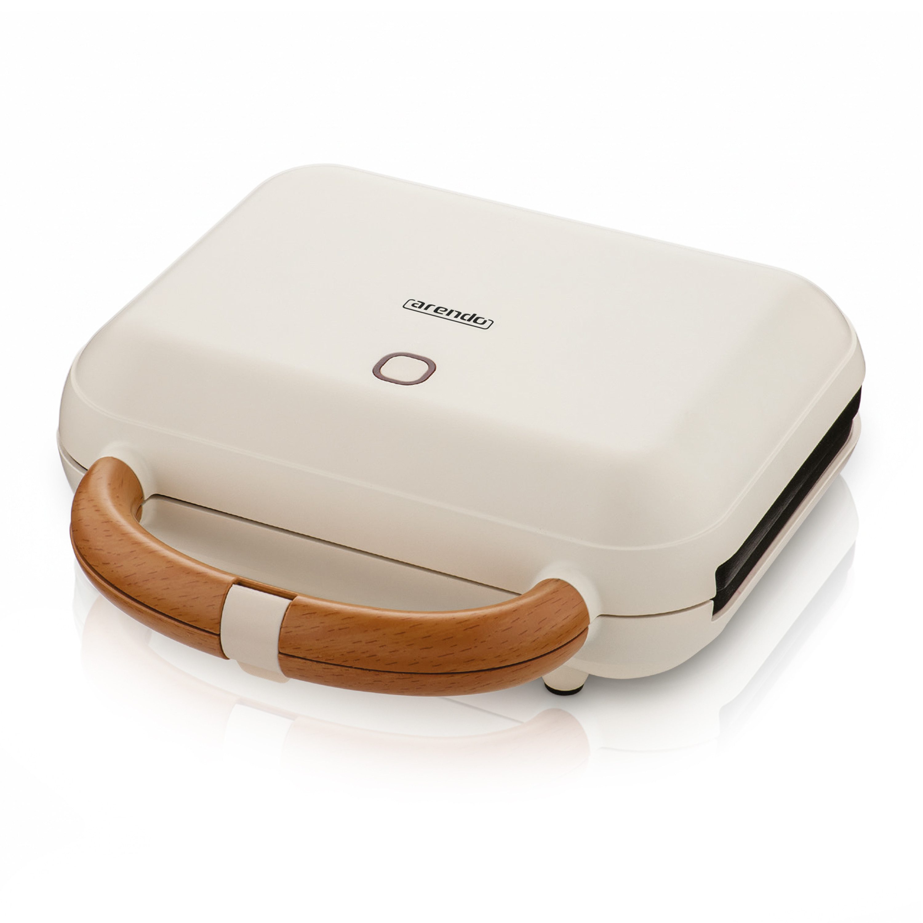 Arendo 3-in-1-Sandwichmaker Waffeleisen & Kontaktgrill, Antihaftbeschichtete abnehmbare Platten, 900 W, 2 Zonen Panini Grill mit Wechselplatten & Temperaturkontrolle BPA-frei