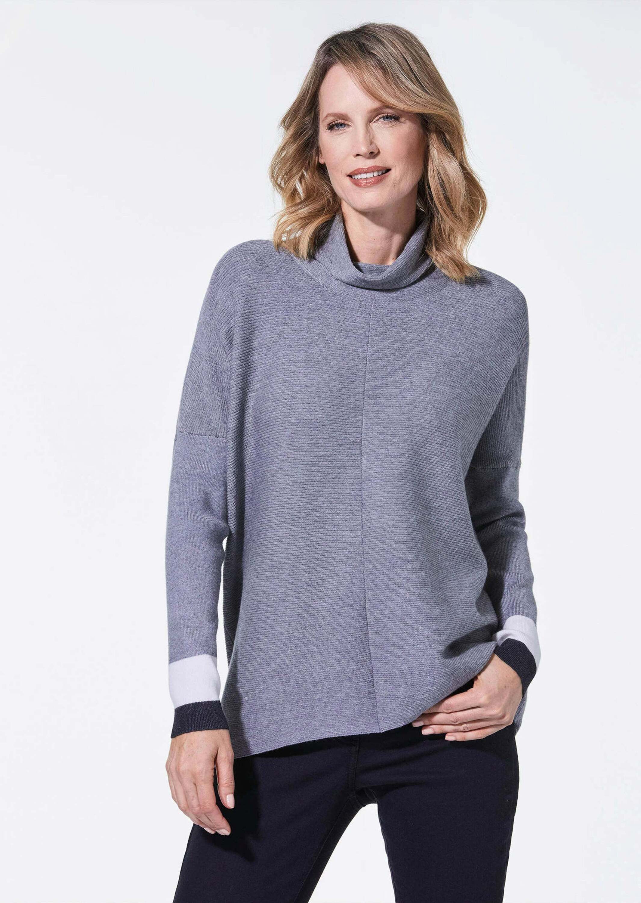 Strickpullover Rollkragenpullover