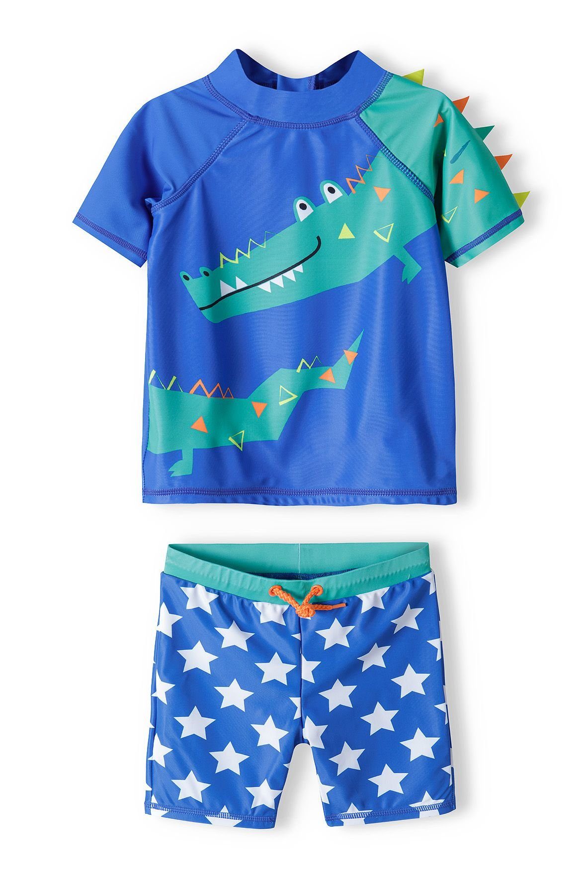 MINOTI Schwimmanzug Bade-Set Top und Shorts mit UV Schutz (12m-8y) Dunkelblau