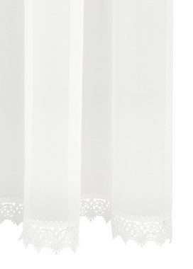 Gardine Missy, my home, Kräuselband (1 St), transparent, Polyester, Vorhang, Fertiggardine, Store, transparent
