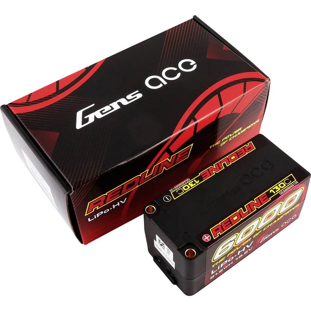 Redline Series 6000mAh 15.2V 130C 4S2P HardCase Akku