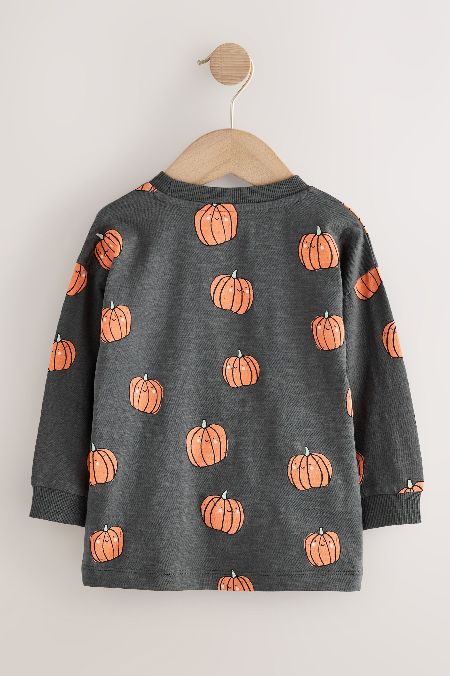 Next Langarmshirt Langarmshirt mit Halloween-Grafik (1-tlg) günstig online kaufen