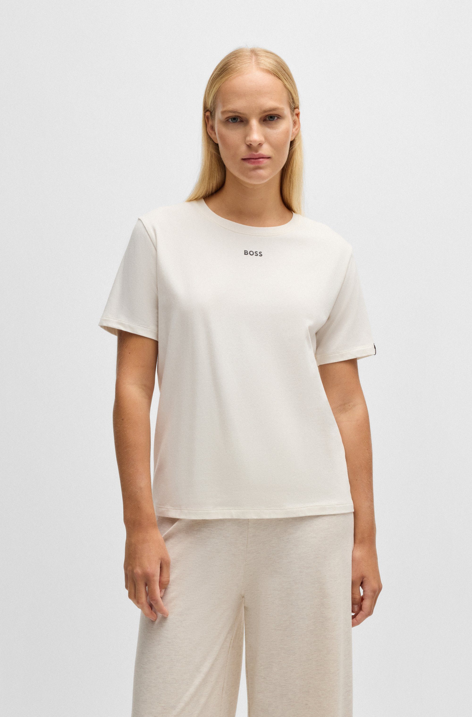 BOSS T-Shirt CI_T-Shirt mit BOSS Logo-Schriftzug günstig online kaufen