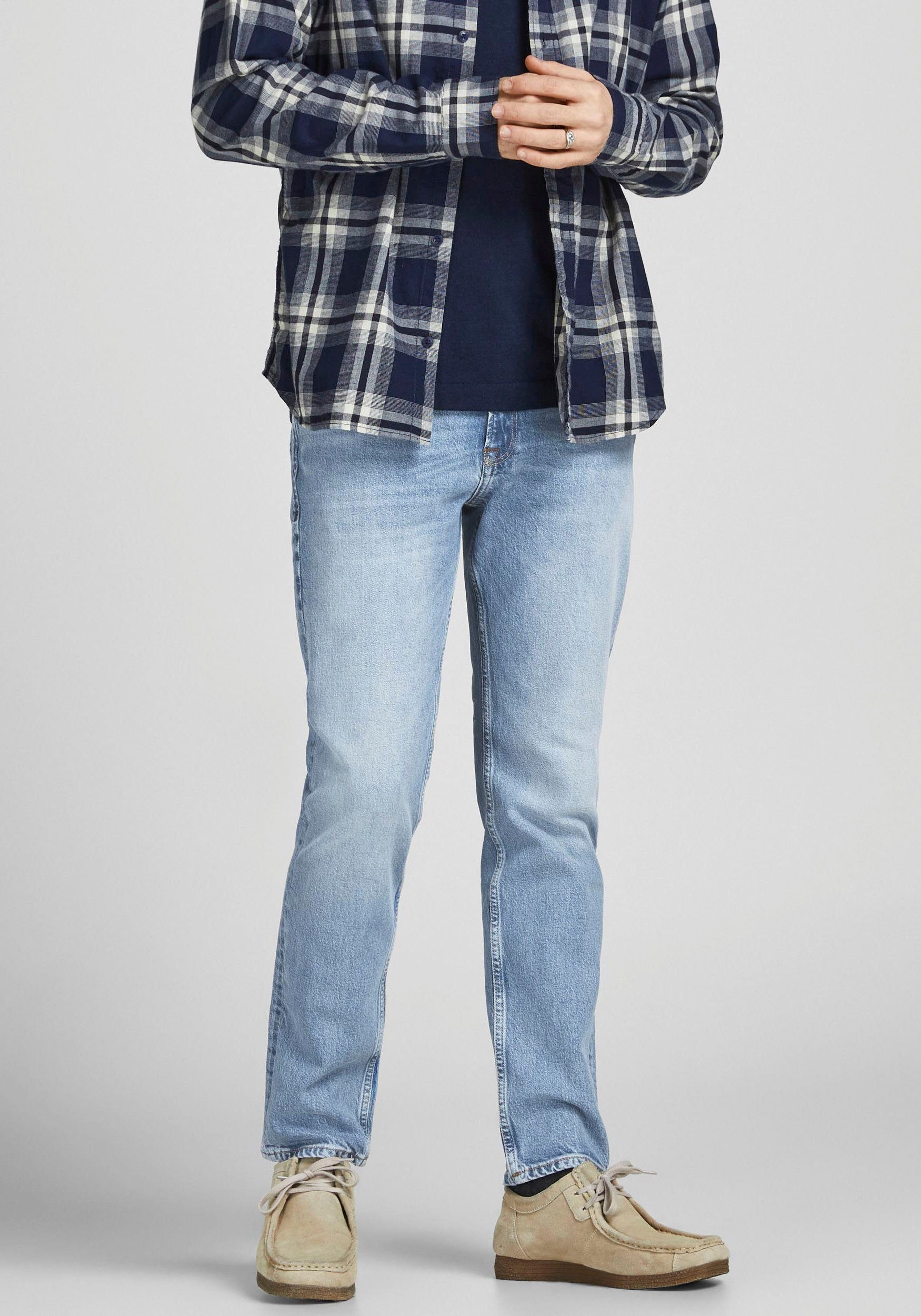 Jack Jones & Slim-fit-Jeans GLENN blue-denim-used ICON