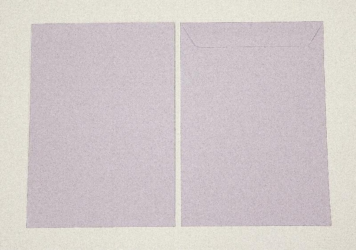 Blanke Briefhüllen Versandtasche Versandtaschen 220x312mm 120g/qm gummiert VE=100 Stück lavendel.