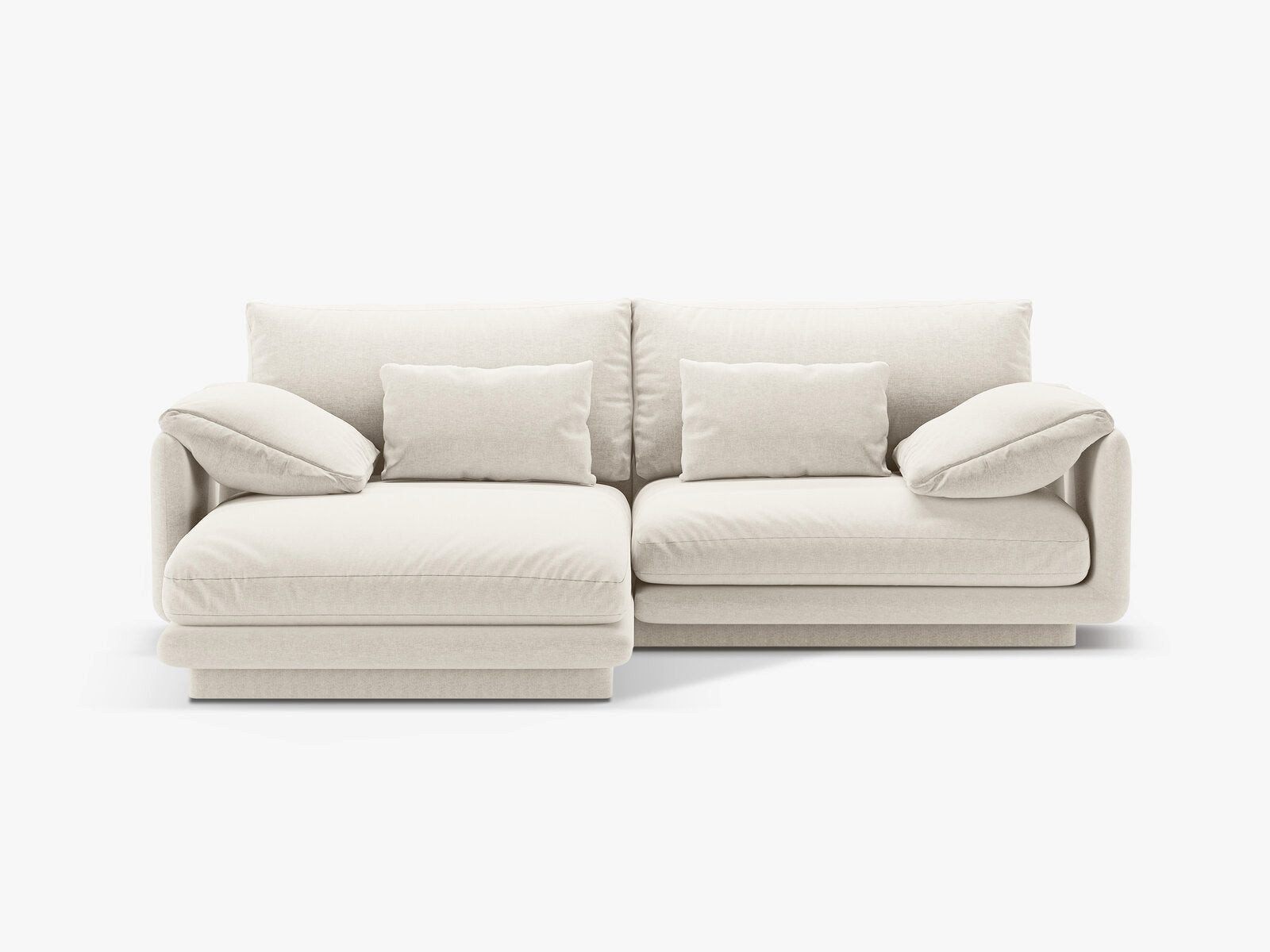 Micadoni Ecksofa Torino, 3-Sitzer, 220 cm breit