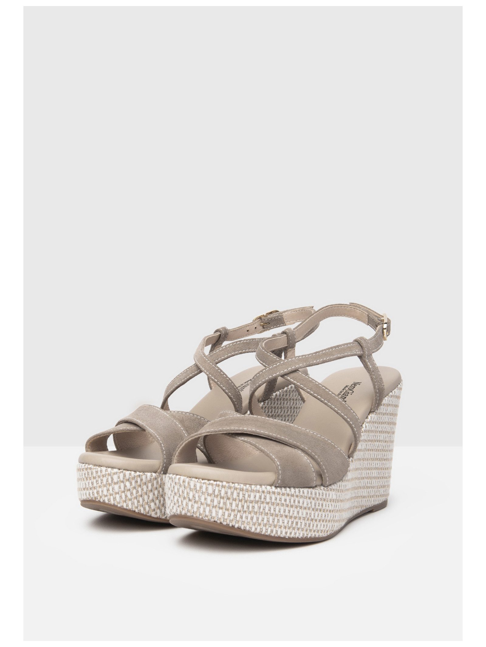 Nero Giardini Nero Giardini Sandalen Veloursleder Keilsandalette