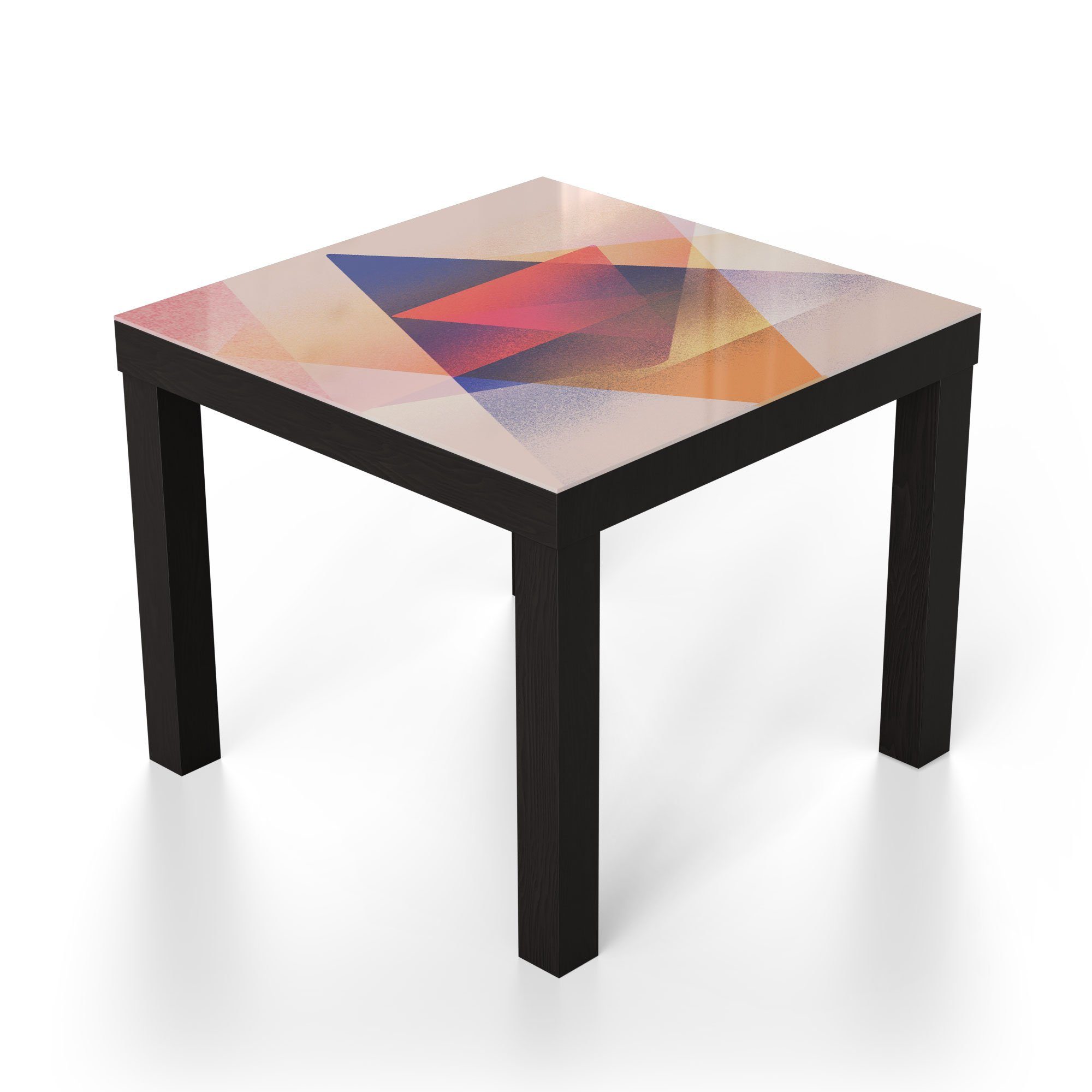 modern Schwarz Farben', 'Geometrie DEQORI Glas Glastisch der Beistelltisch Couchtisch