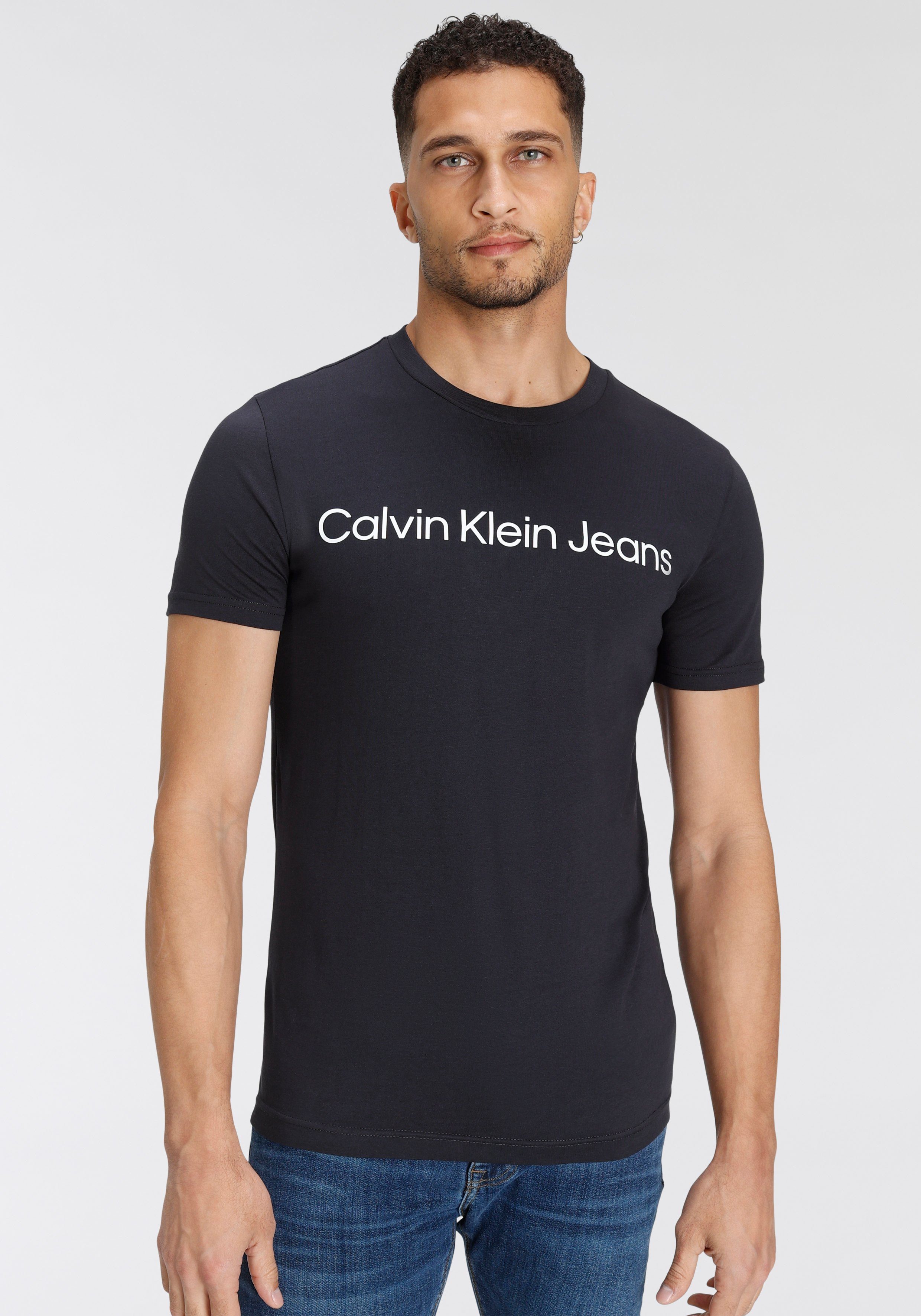 Calvin Klein Jeans T-Shirt CORE INSTITUTIONAL LOGO SLIM TEE Night Sky