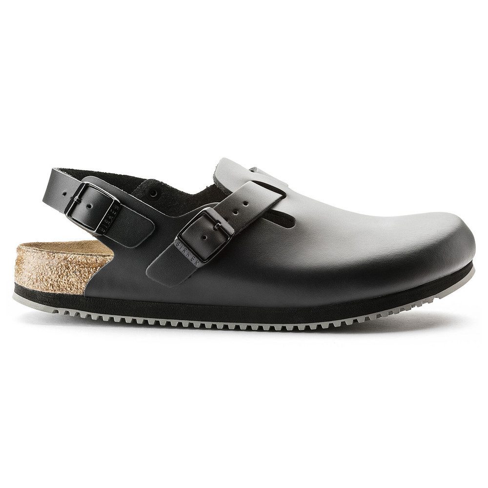 Birkenstock Clog Tokio Super Grip, Naturleder, schwarz Pantolette – Bild 5 von 5