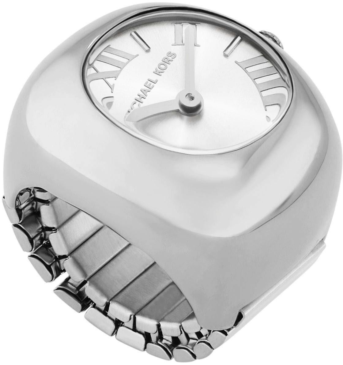 MICHAEL KORS Uhrenring RYLEE MK4873, Quarzuhr, Damenuhr, analog, Edelstahl, Flexband, Zugband