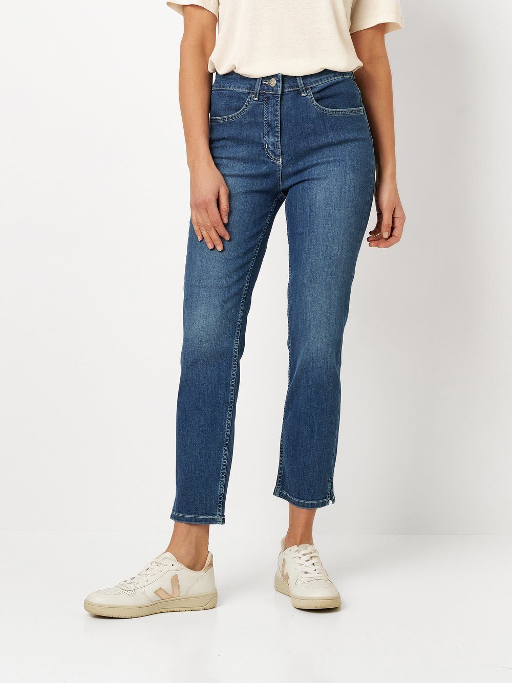 TONI 5-Pocket-Jeans be loved mit Saumschlitzen günstig online kaufen