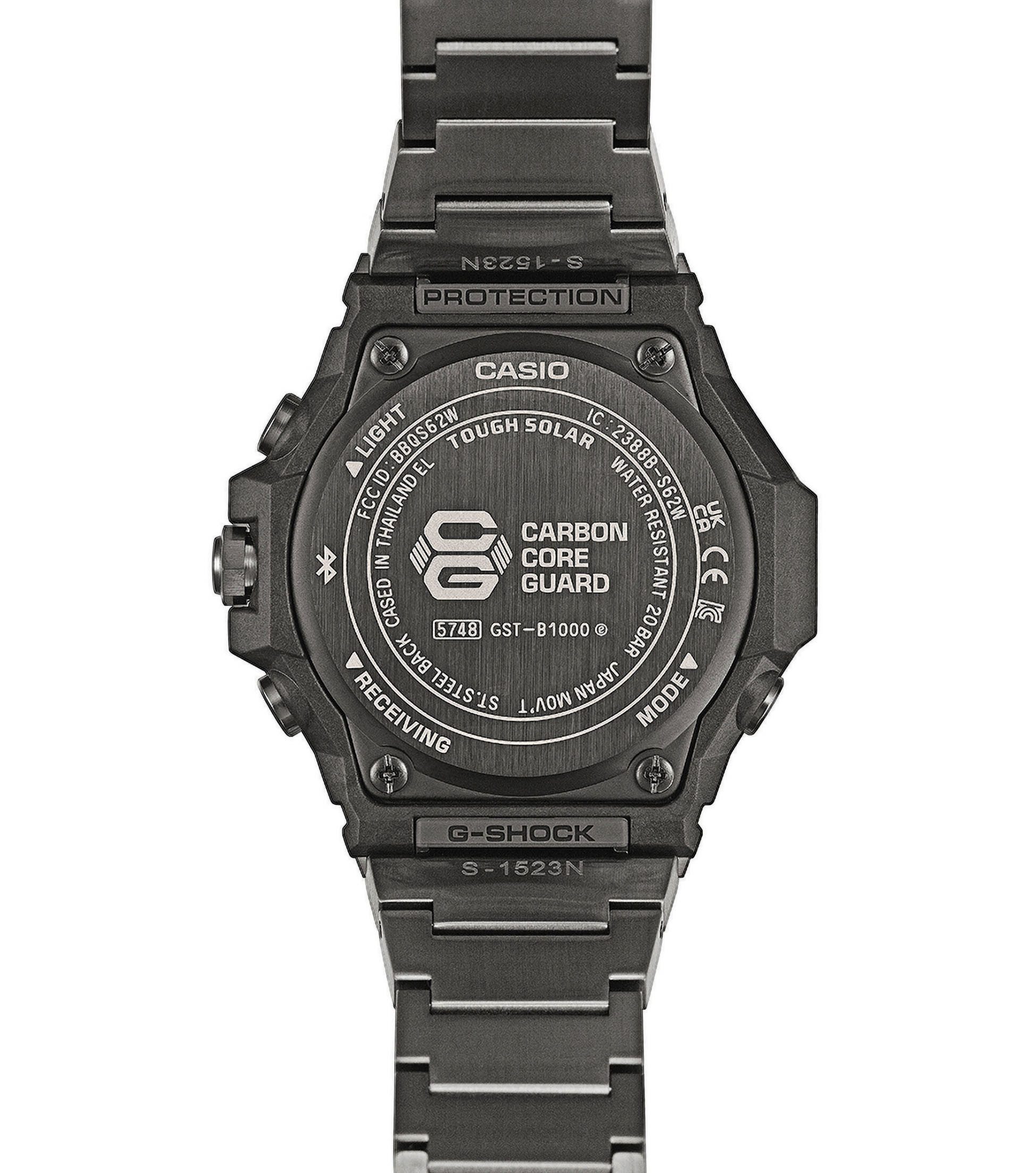 CASIO G-SHOCK Smartwatch, Solaruhr,Armbanduhr,Herrenuhr,Bluetooth,Stoppfunktion,Edelstahlarmband
