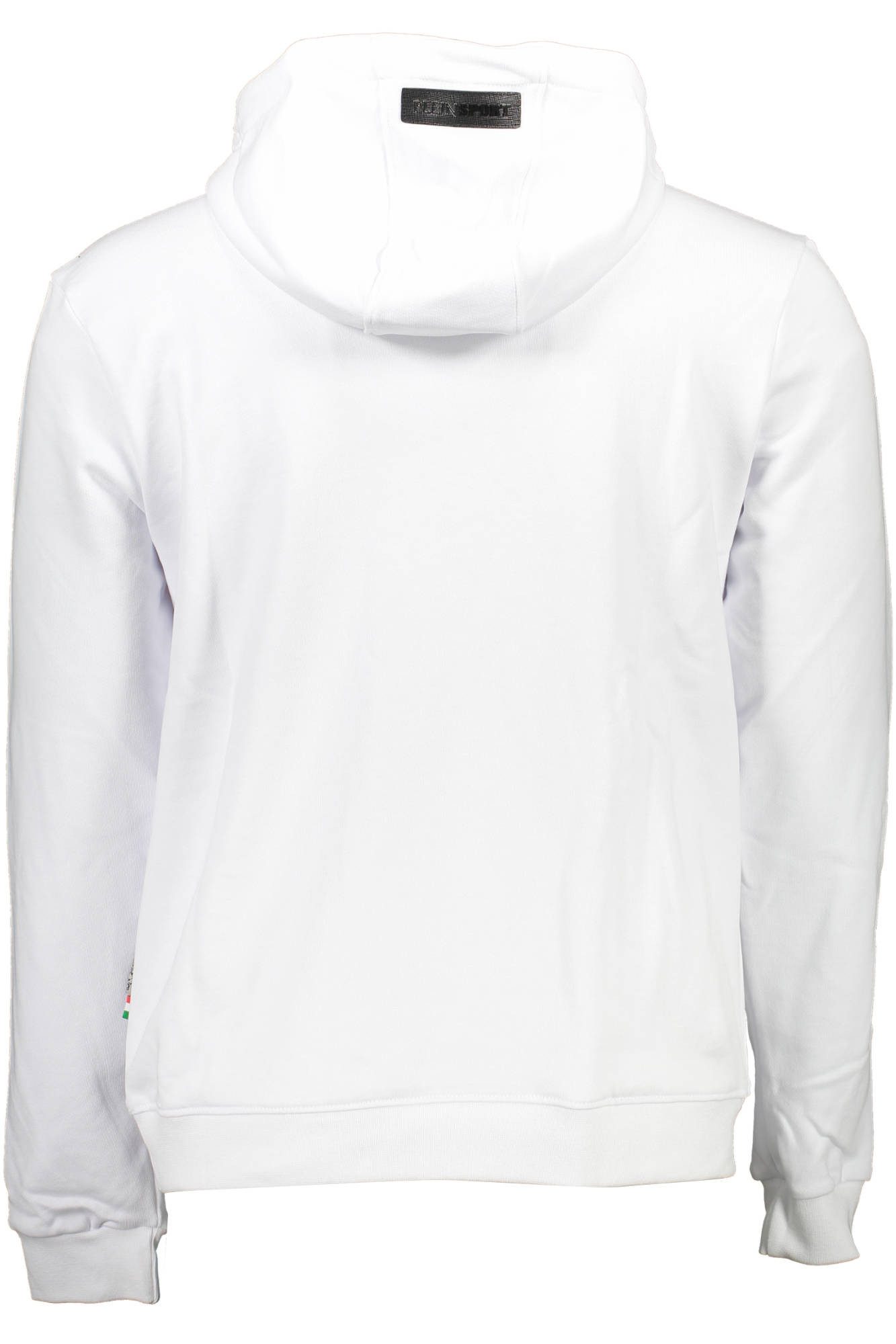 PLEIN SPORT Sweatshirt Weißes Herren-Sweatshirt mit Kapuze &