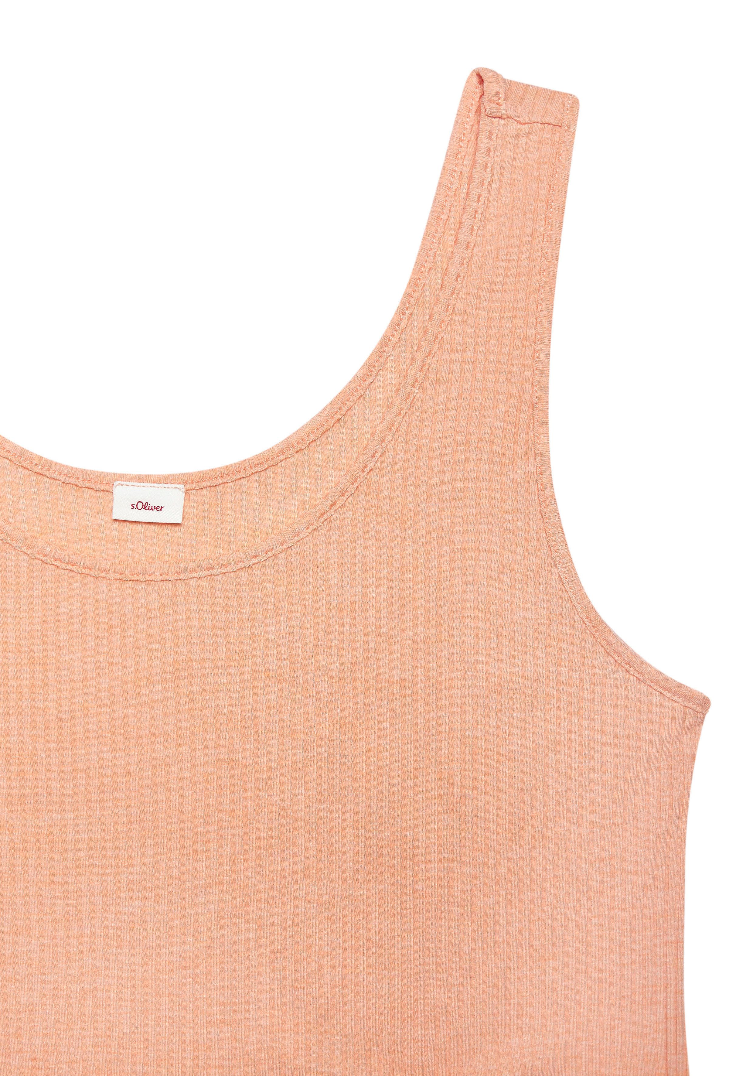 s.Oliver Pyjamaoberteil, in elastischer Rippware günstig online kaufen