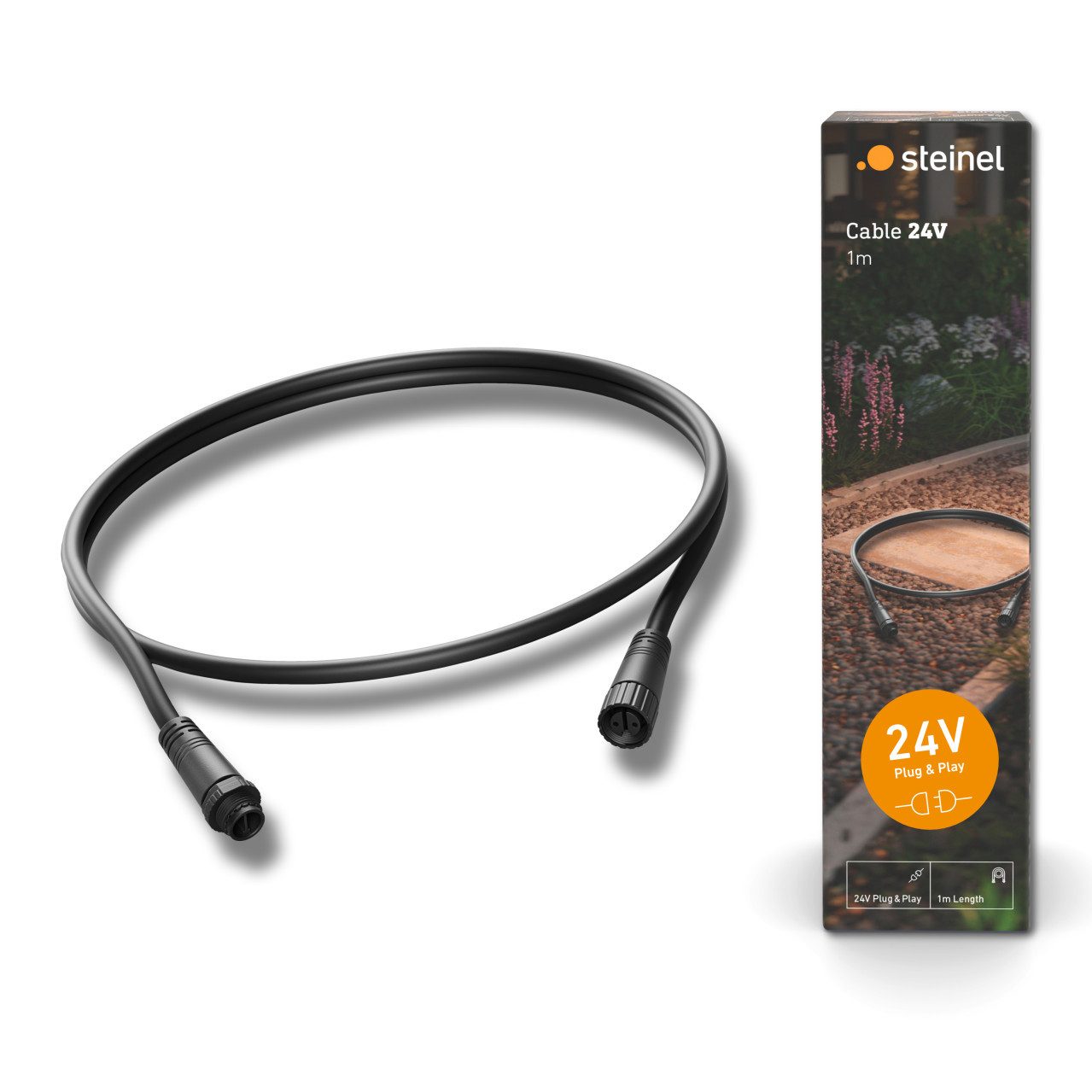 steinel Gartenstrahler Steinel Verlängerungskabel für 24V