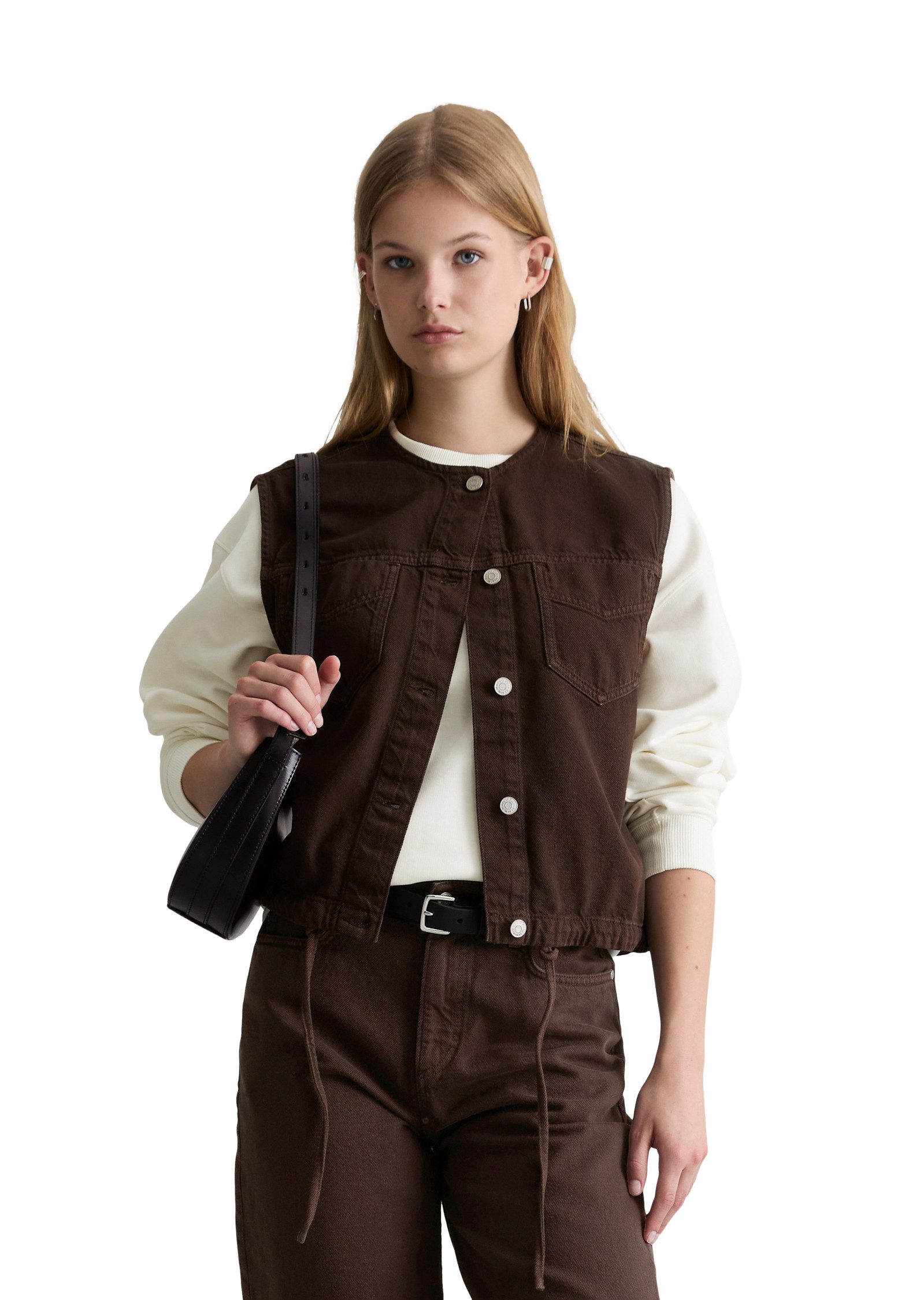 Marc O'Polo DENIM Jeansweste aus Organic-Cotton-Lyocell-Mix