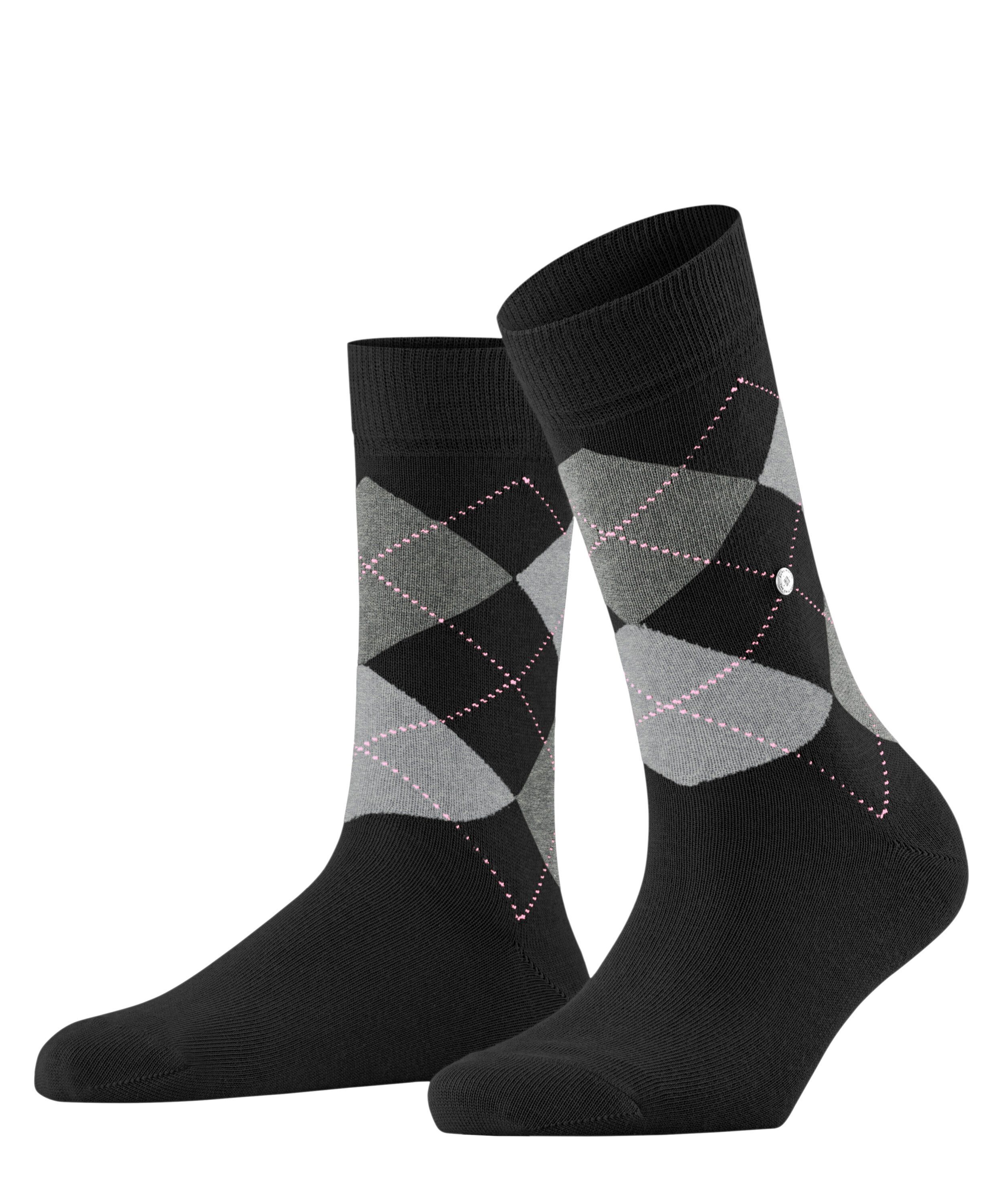 Burlington Socken Queen (1-Paar) black-aqua (3012)