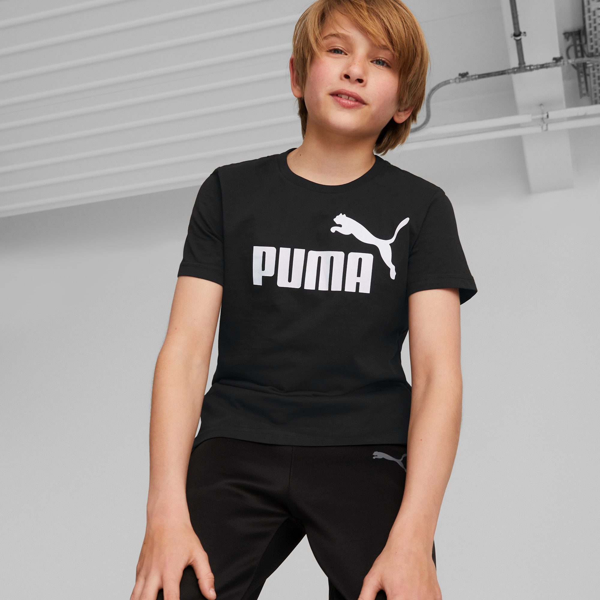 PUMA T-Shirt ESS LOGO TEE B günstig online kaufen