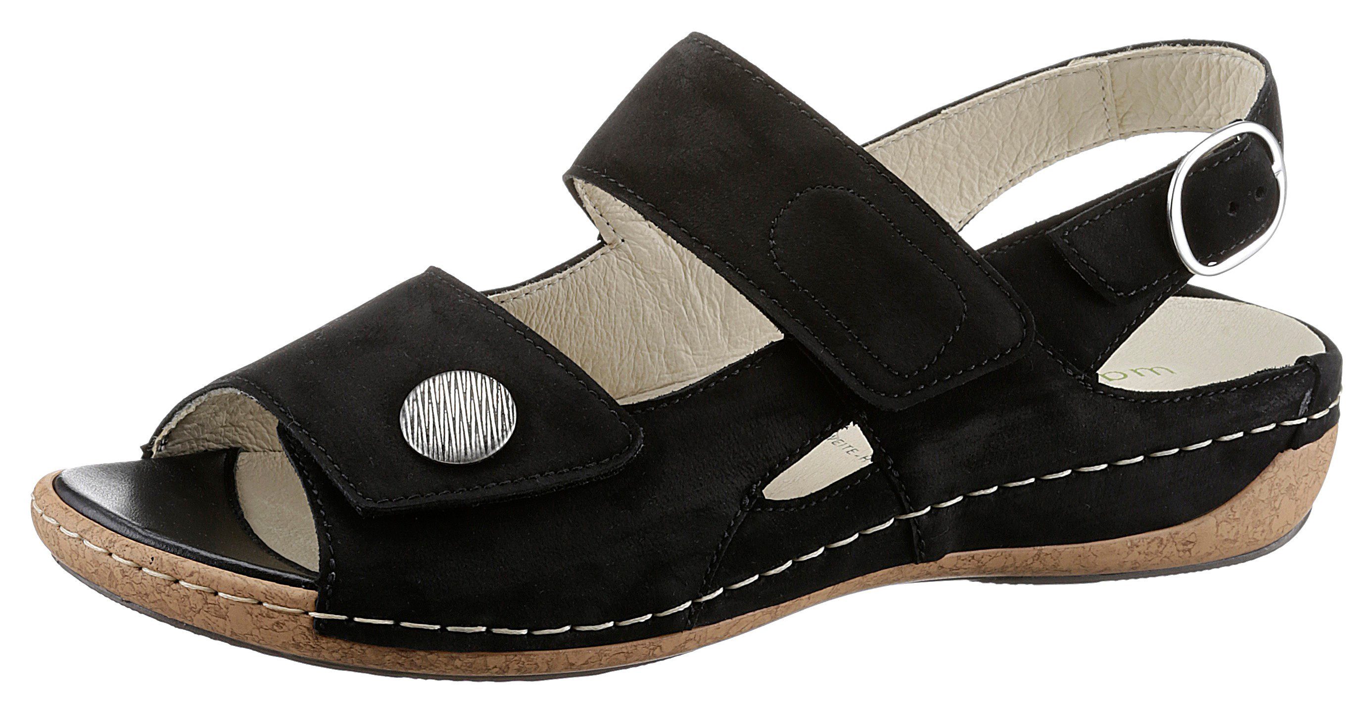 Waldläufer HELIETT Riemchensandale, Sommerschuh, Sandalette, Keilabsatz, günstig online kaufen