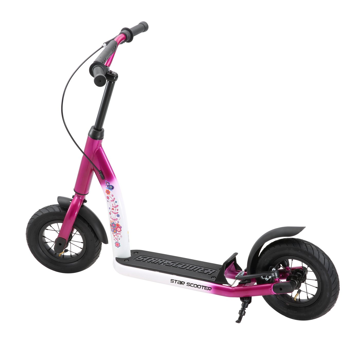 Thumbnail - Star-Scooter Cityroller 10 Zoll, ab 5 Jahre, Kinder City Roller ab 96 cm, Jungen, Mädchen, Höhenverstellbar, Seitenständ...