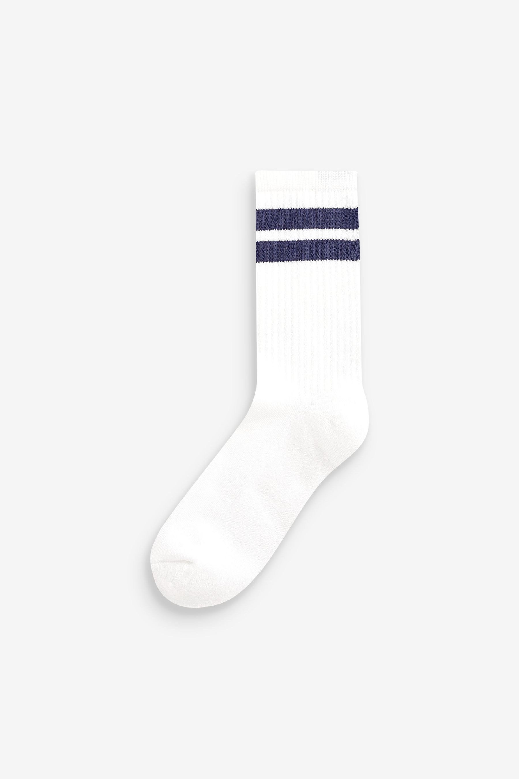 Next Kurzsocken Gerippte Socken mit hohem Baumwollanteil, 5er-Pack (5-Paar) – Bild 3 von 5