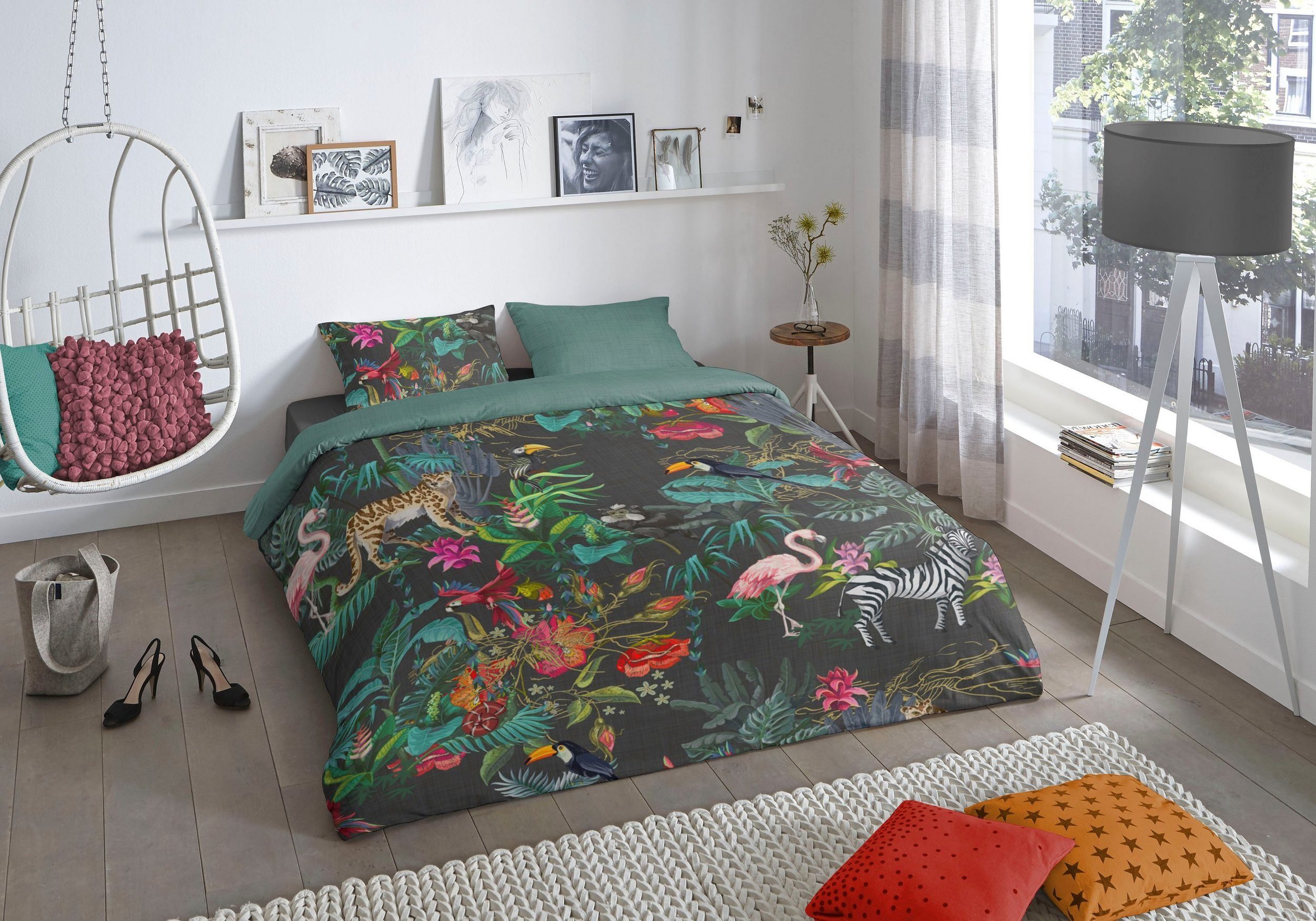 good morning Wendebettwäsche Funky Bettwäsche-Set Bettbezug günstig online kaufen