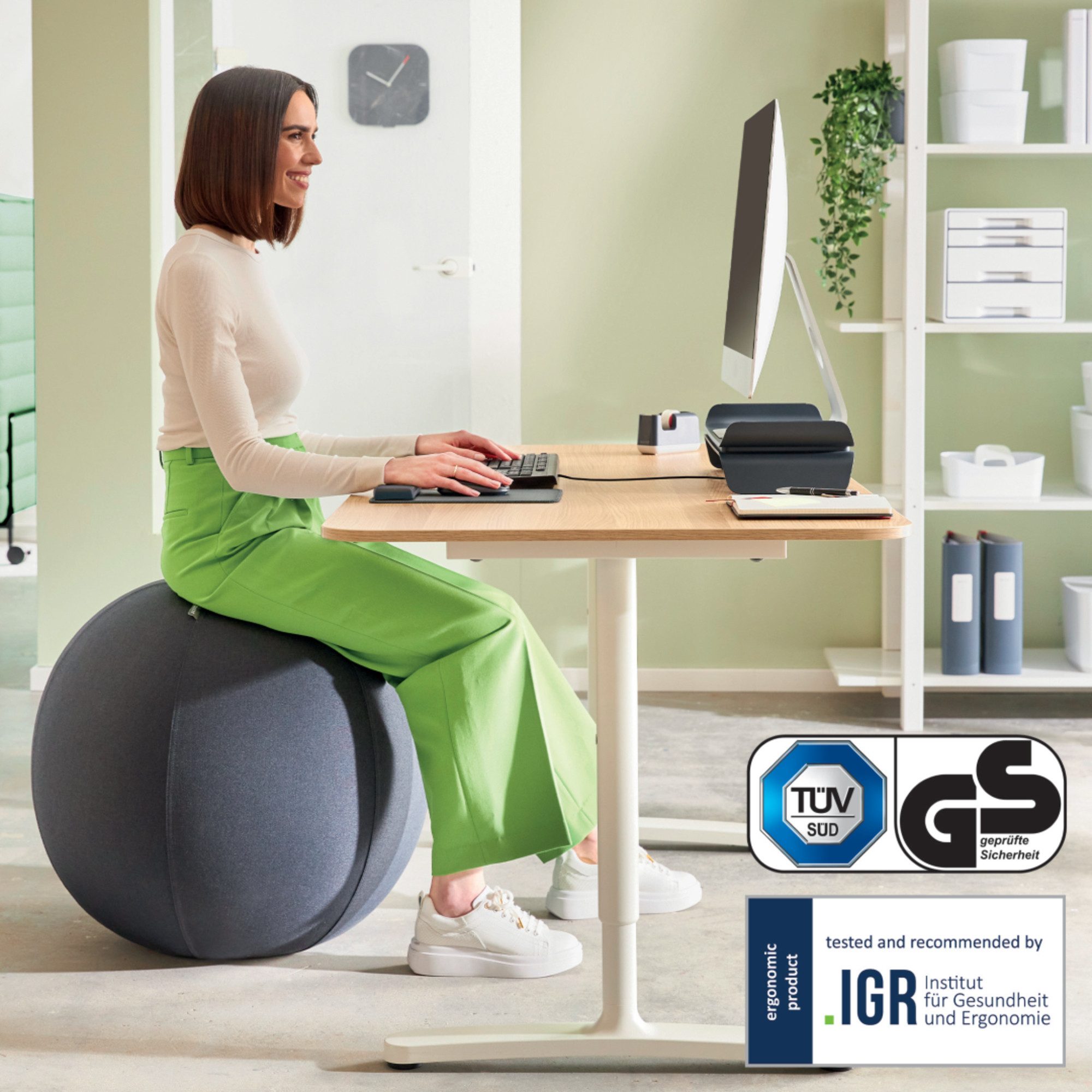 LEITZ Bürostuhl Sitzball Active 65420089 65cm günstig online kaufen