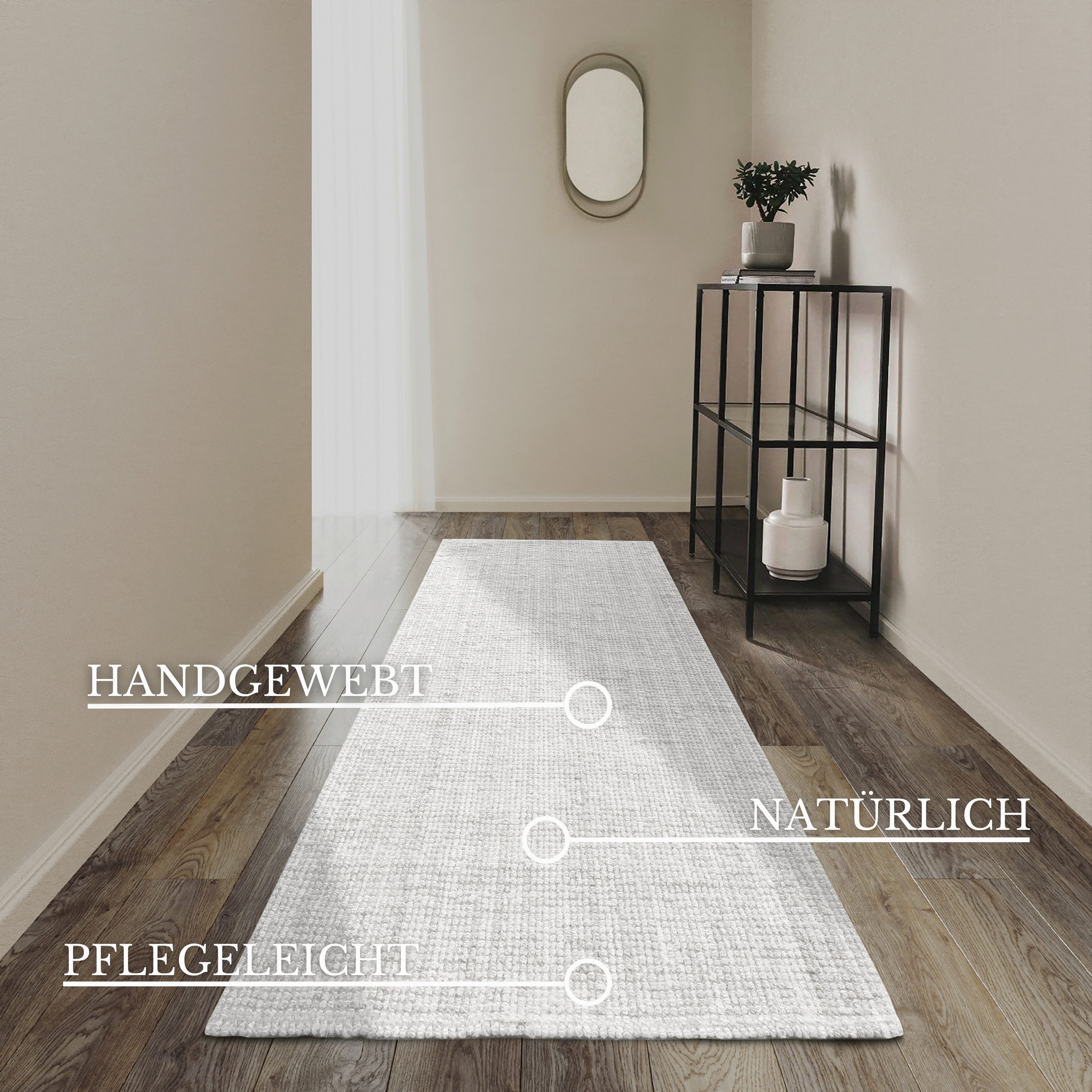 Villeroy & Boch Teppich Rosalie Juteteppich, rechteckig, Höhe: 10 mm, Läufer, 100% Jute, Natur, Wohnzimmer, Esszimmer, Schlafzimmer, GRS