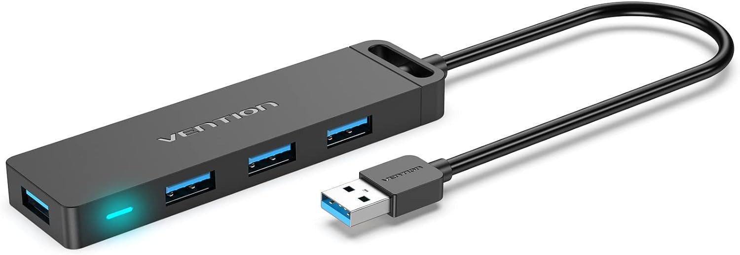 USB-Port USB Hub 4-Port 3.0 USB Verteiler Ultra Dünn PC erweiterungs Splitter