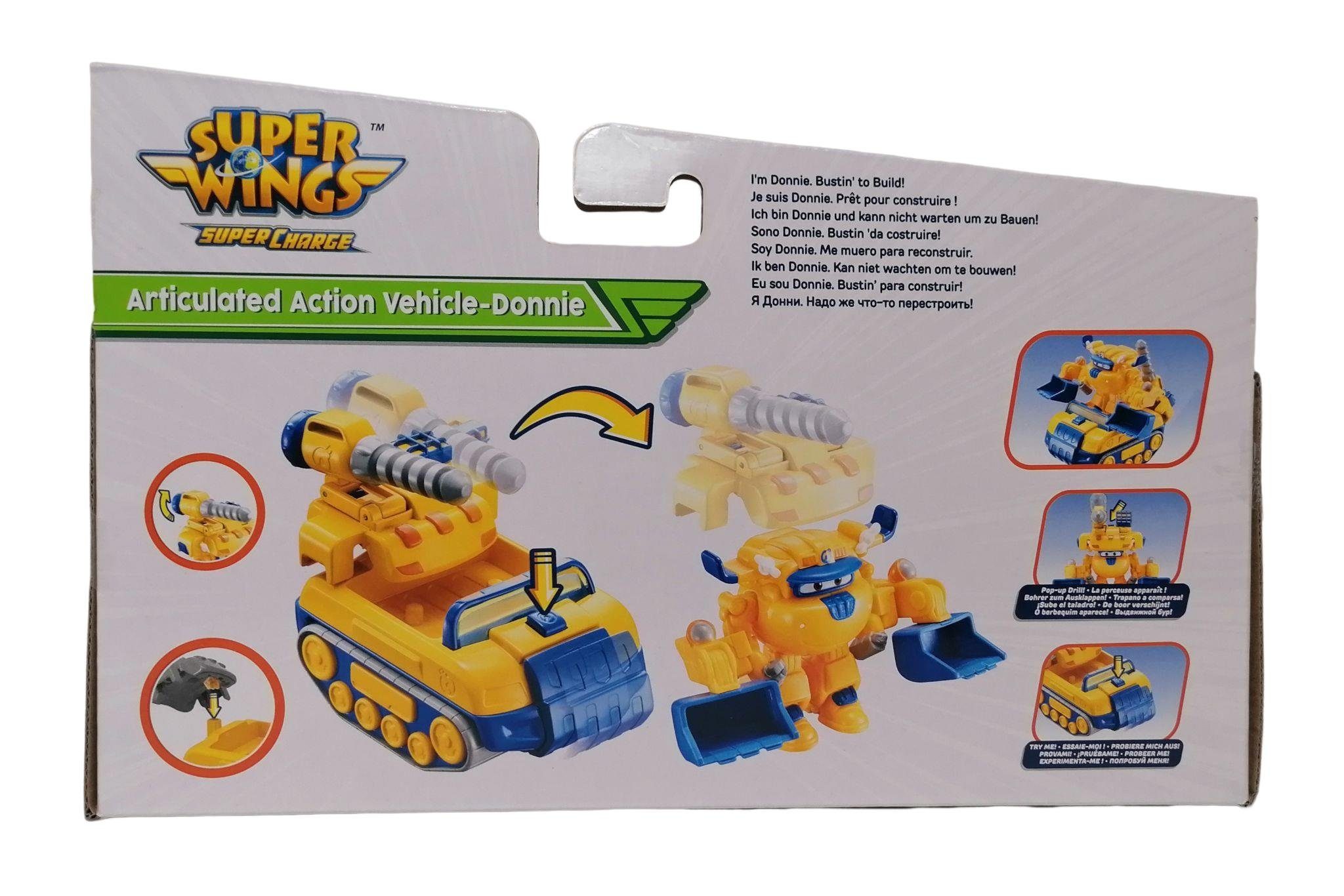 Vehicle-Donnie, Vago®-Toys Action VaGo-Tools (Stück) Super Wings Actionfigur Articulated
