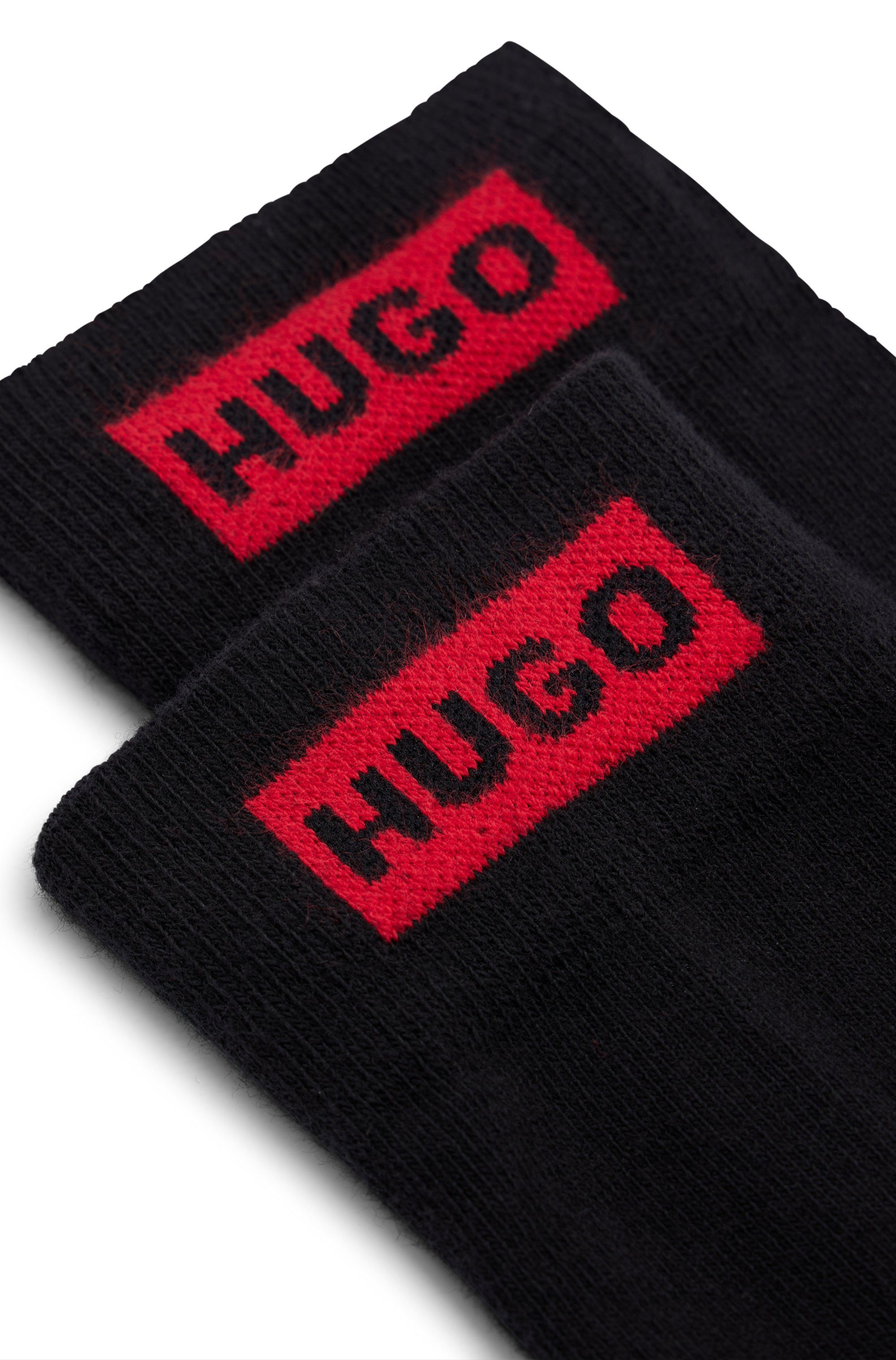 HUGO Businesssocken 2P RS LABEL CC W (Packung, 2-Paar, 2er) mit eingesticktem Markenlabel – Bild 4 von 4
