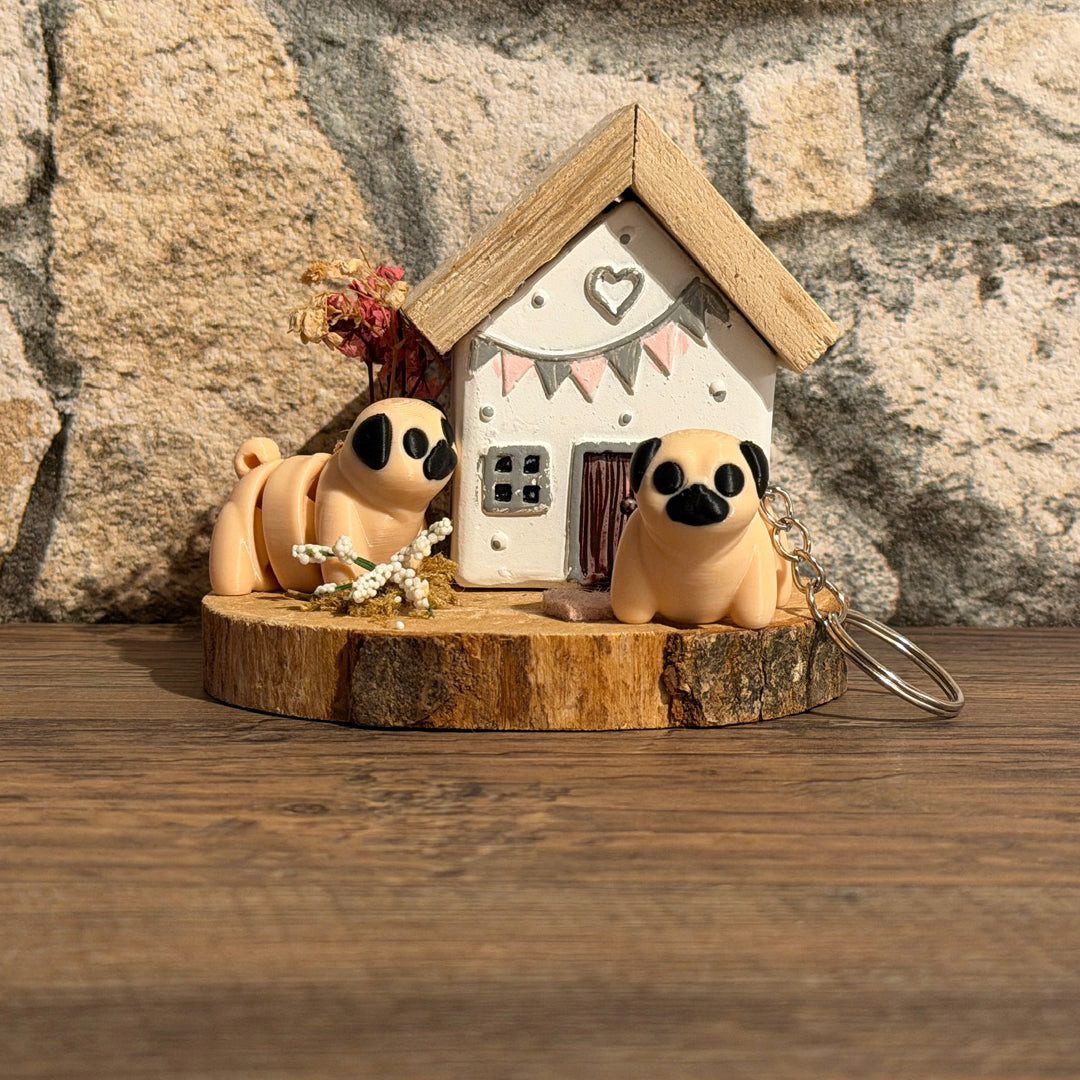 Schlüsselanhänger Baby Mops
