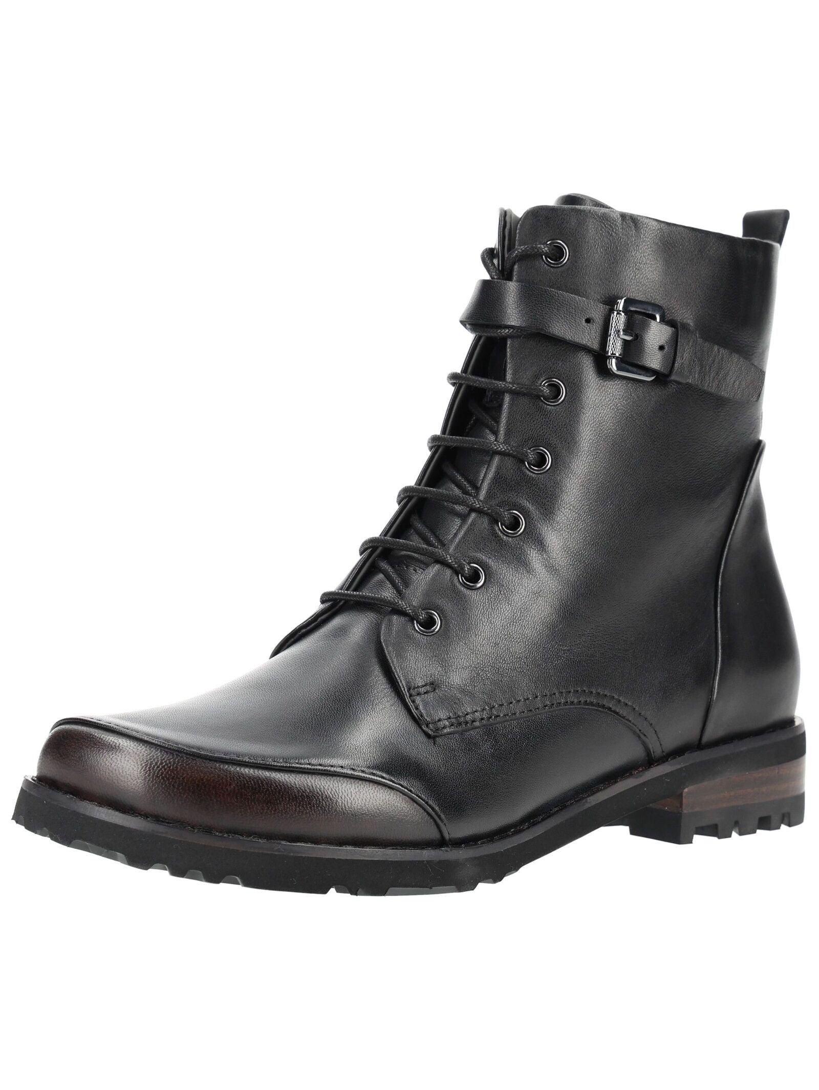 Everybody Everybody Stiefelette Leder Schnürstiefelette
