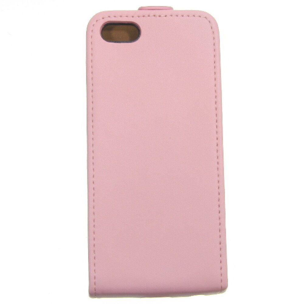 Handytasche Slim Leder Flip Handyhülle für iPhone 5c Rosa Schutz 4250710542383 (Flip Cover)