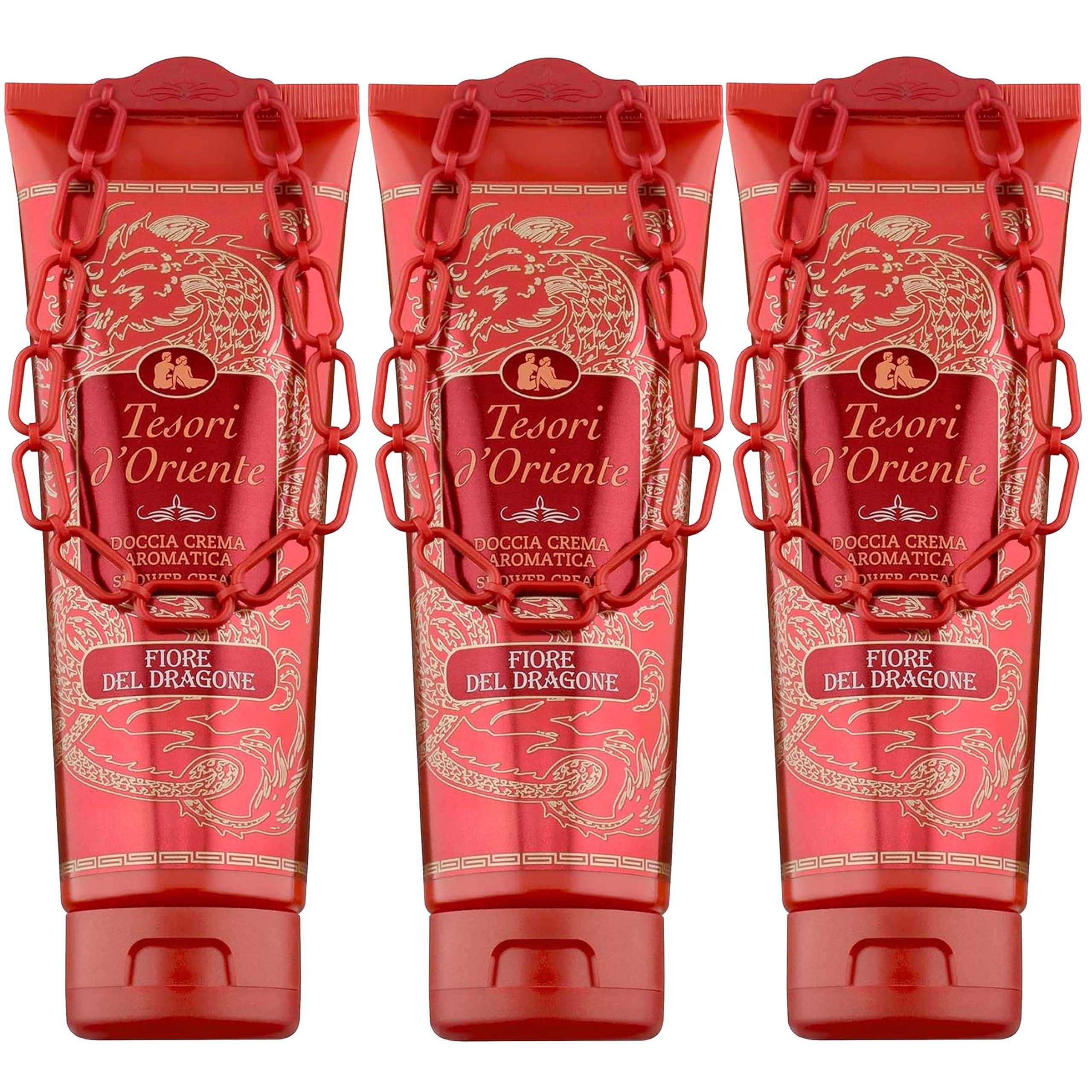 Tesori d´Oriente Duschgel Tesori d'Oriente Dragon Flower Duschgel 250ml, 3-tlg.