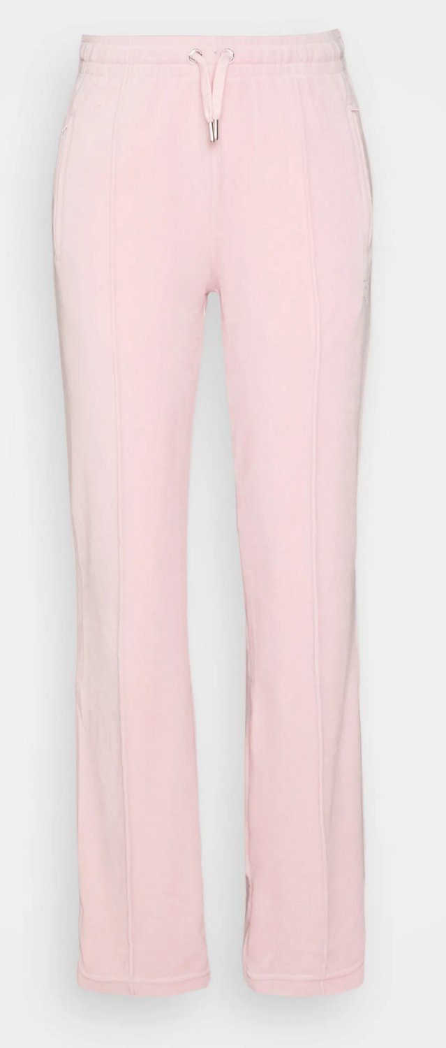 Juicy Couture Sporthose Contrast blossom Velour TIna Trackpant almond