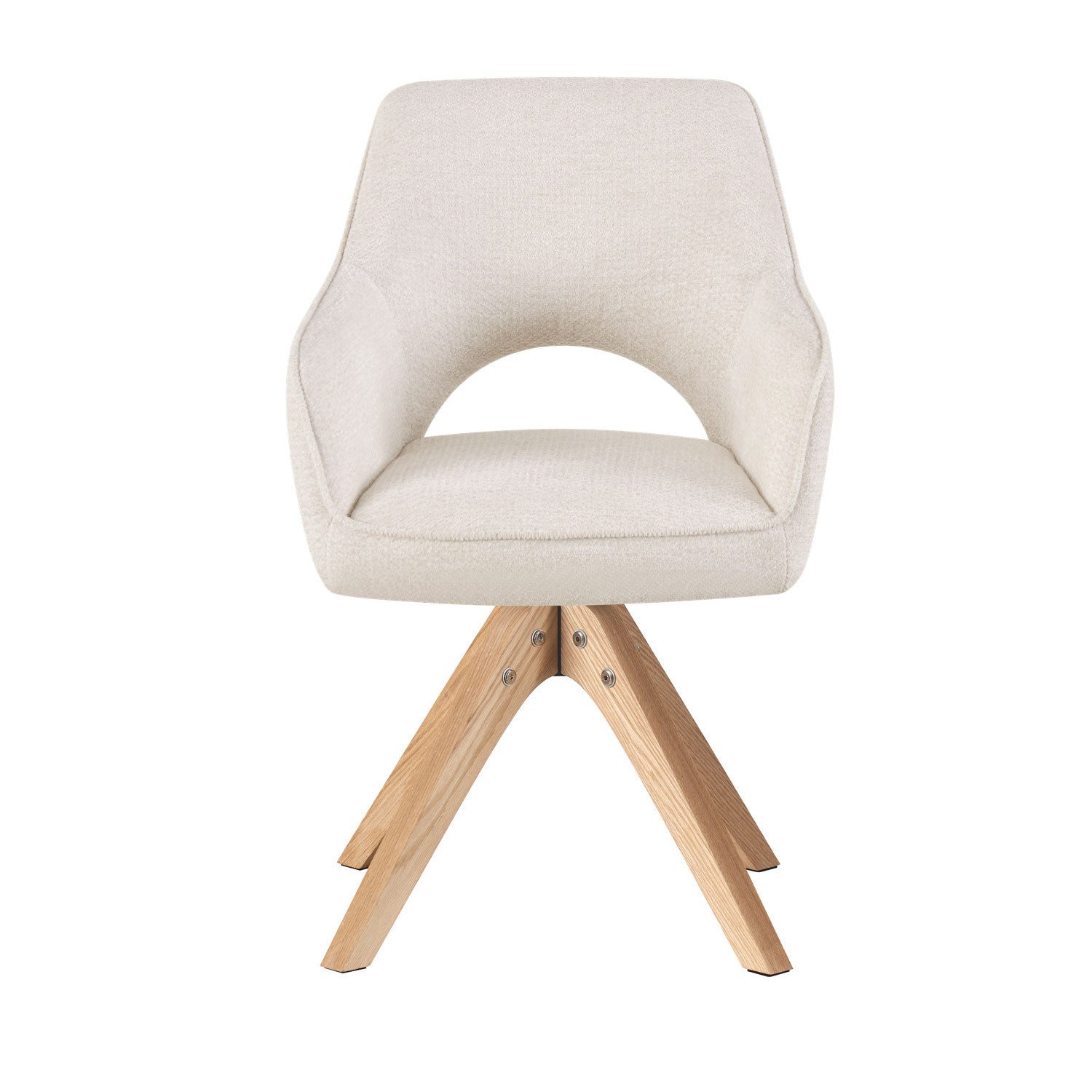 DUBI Möbel 4-Fußstuhl THOMAS-RAYA 2er-Set