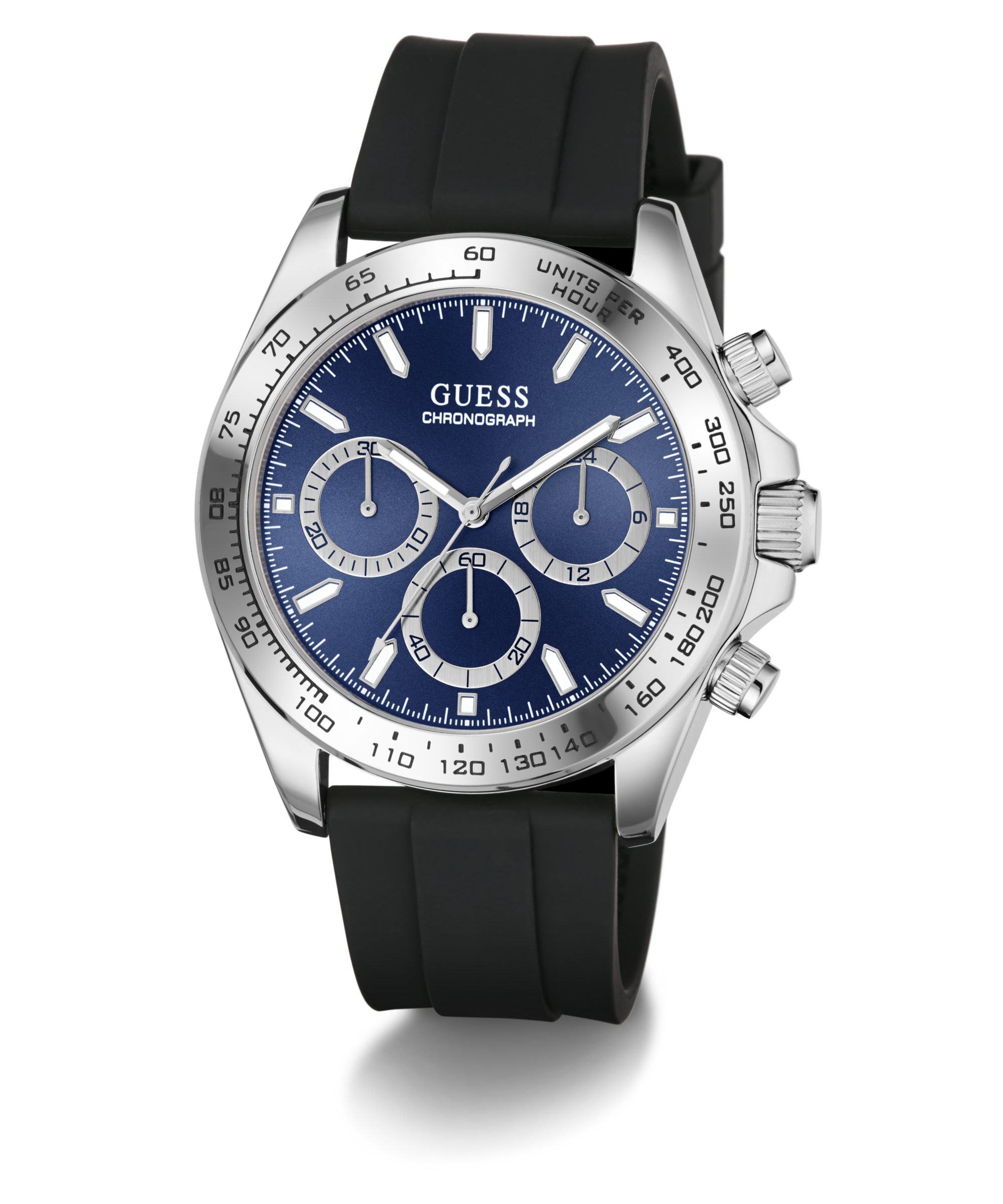 Guess Chronograph ARTHUR GW1155G1, Quarzuhr, Armbanduhr, Herrenuhr, Silikonarmband, analog, Tag