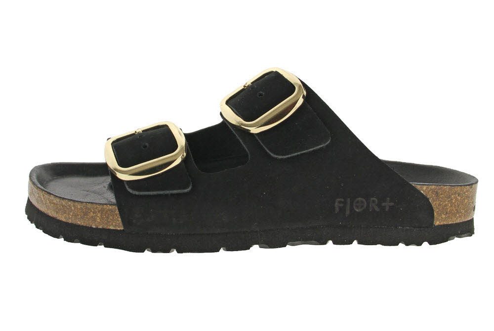 SUPERSOFT Fjort Damen Pantolette mit Fußbett Keilpantolette