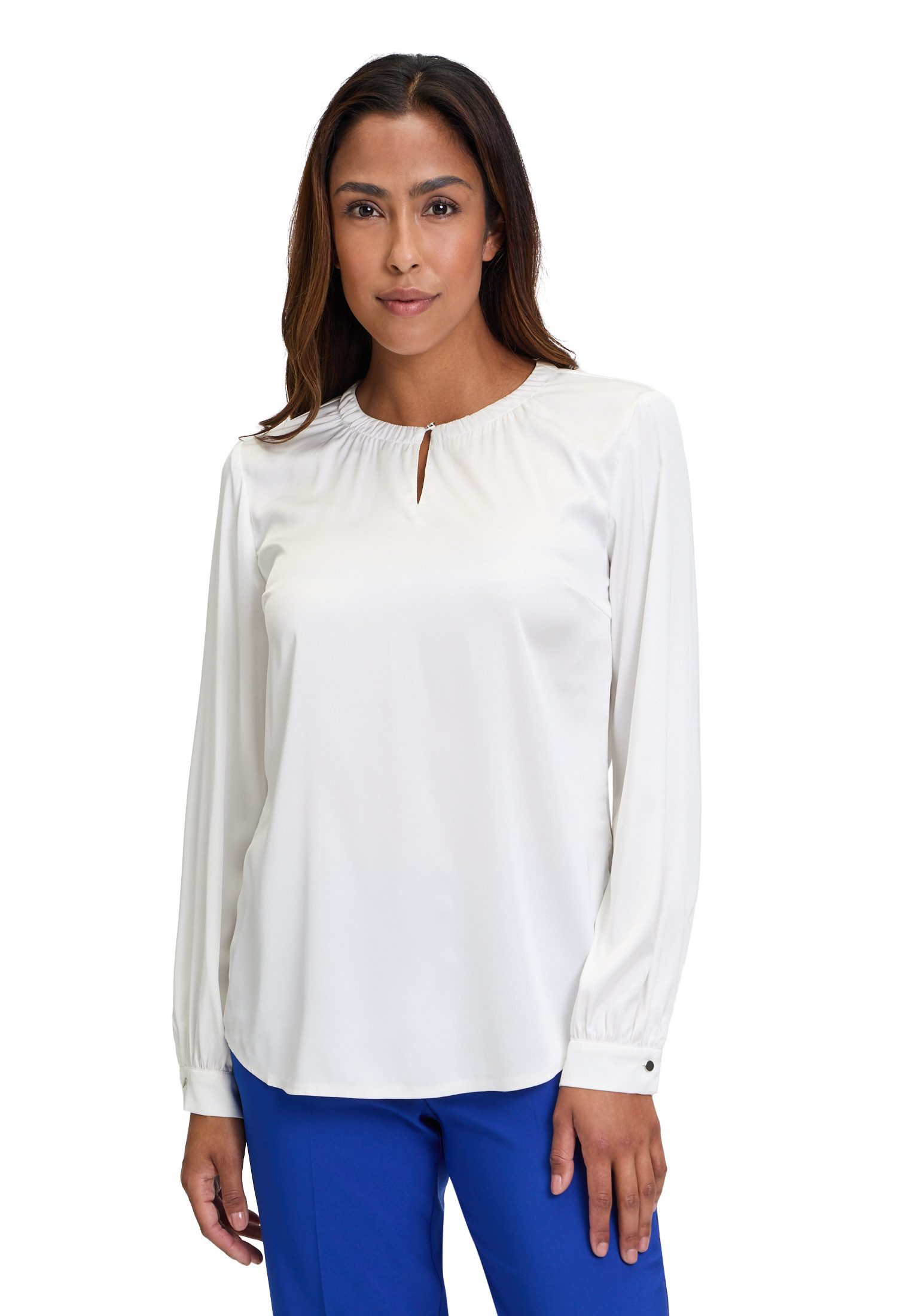 Langarmbluse Betty Barclay Langarm-Bluse mit Rundhalsausschnitt