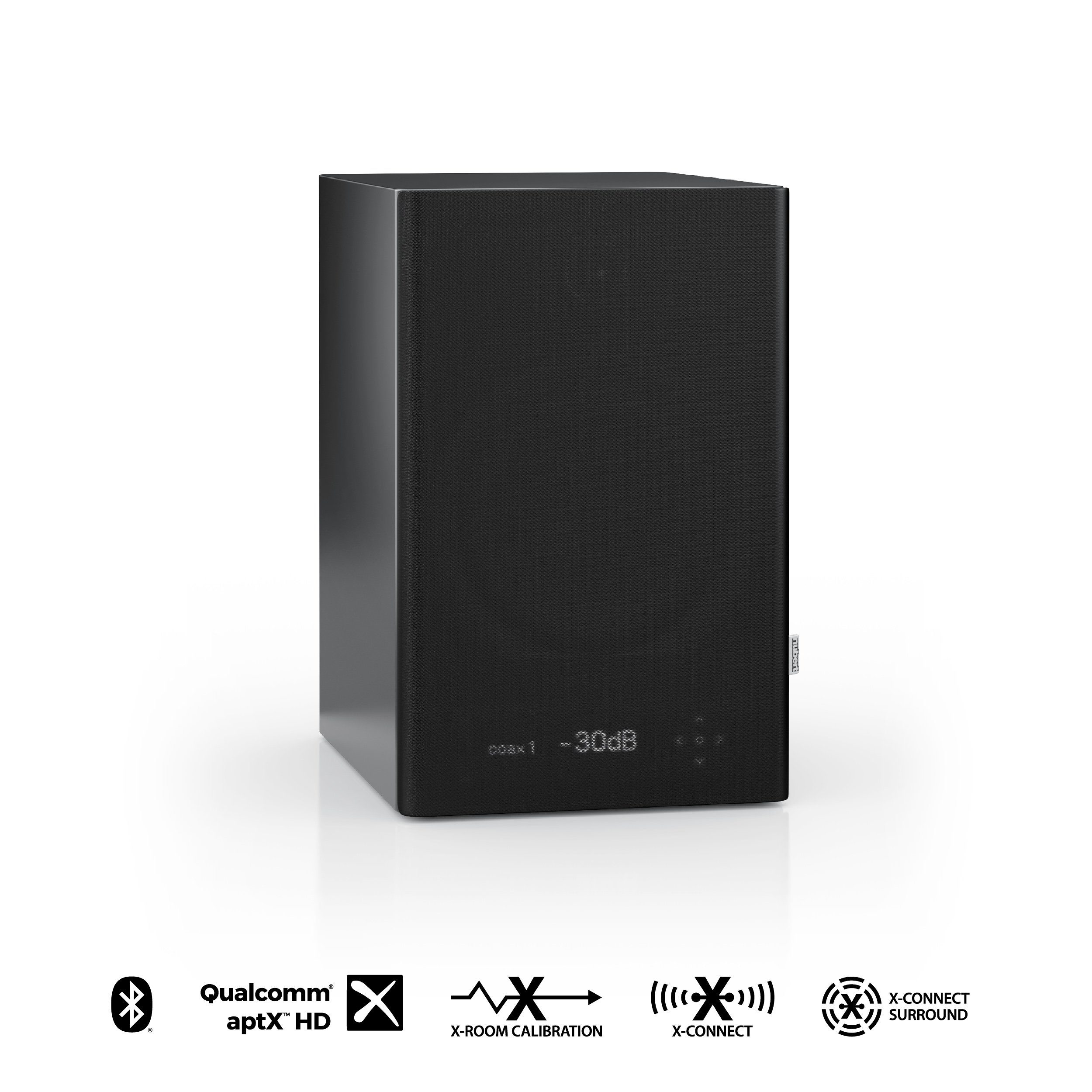 Nubert nuPro XS-4000 RC Regal-Lautsprecher (X-Connect, X-Connect Surround, Bluetooth, aptX HD, aptX Low Latency, AAC, SBC, 360 W, Aktivlautsprecher, 2-Wege, 360 W Dauerleistung, X-Room Calibration)